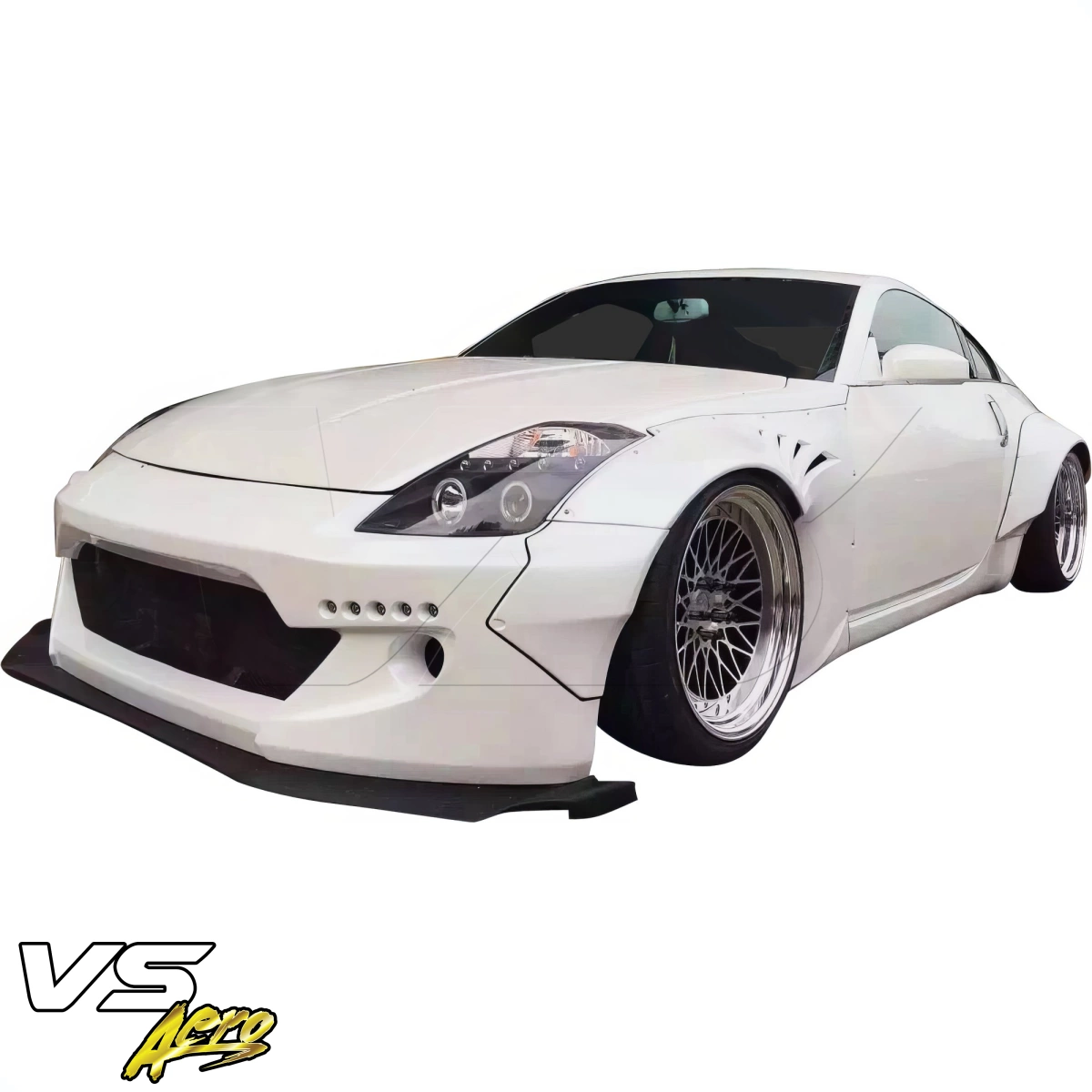 VSaero FRP TKYO Wide Body Front Bumper for Nissan 350Z (Z33