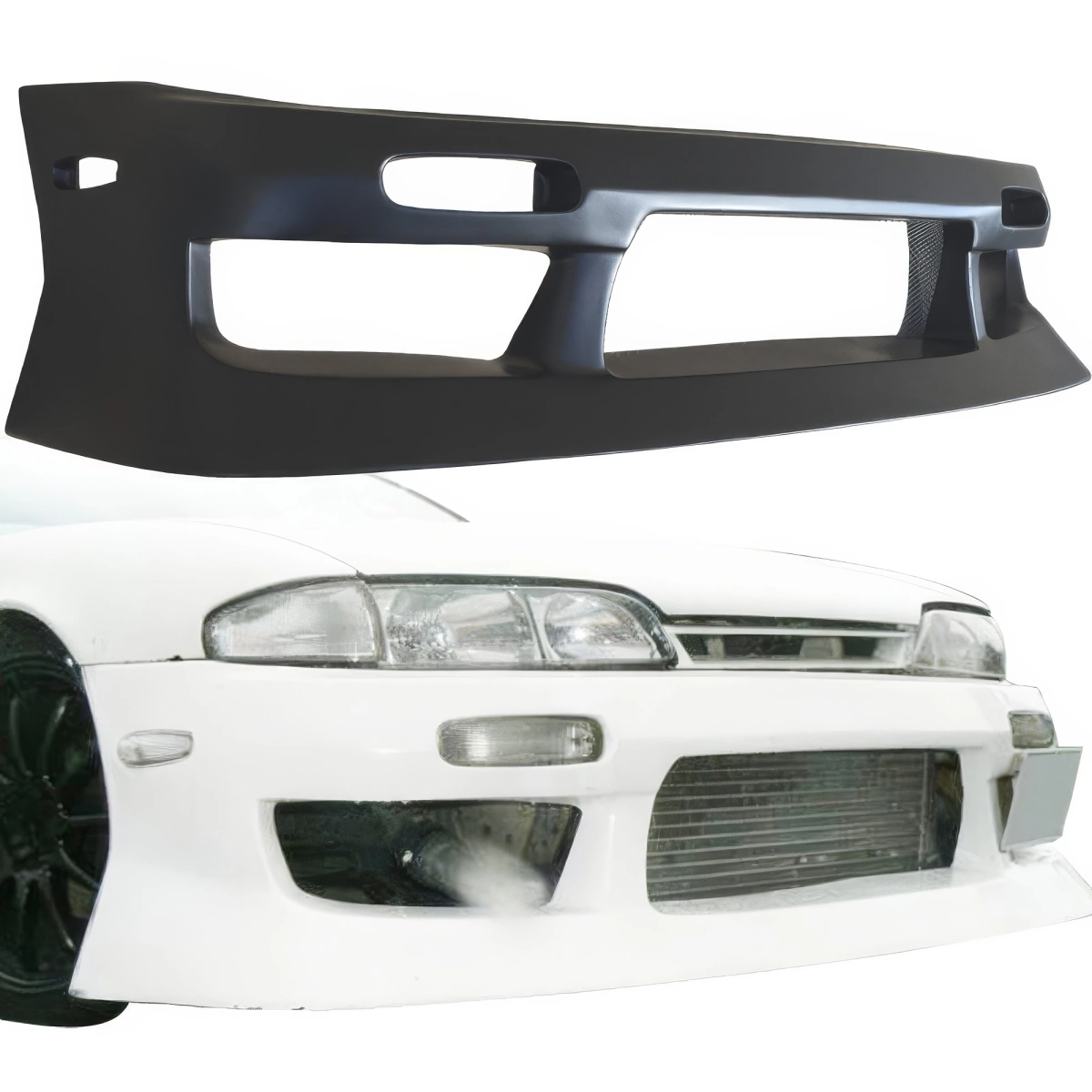 Modify your Nissan 240SX 1995 with our Exterior/Front Bumpers - 1
