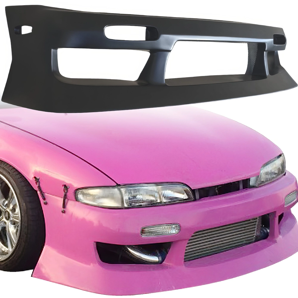 Modify your Nissan 240SX 1995 with our Exterior/Front Bumpers - 9