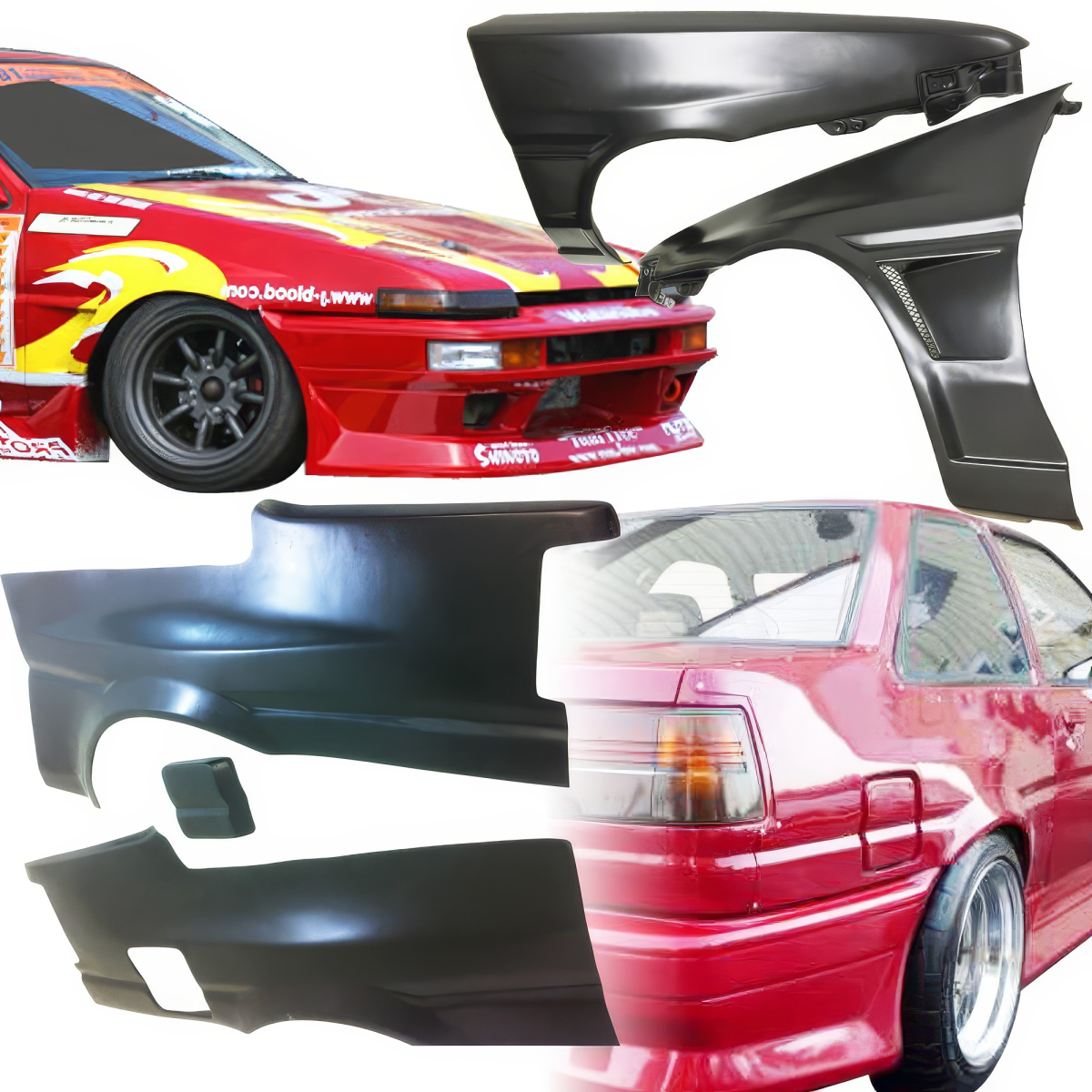 Modify your Toyota Corolla 1984 with our Exterior/Fenders - 