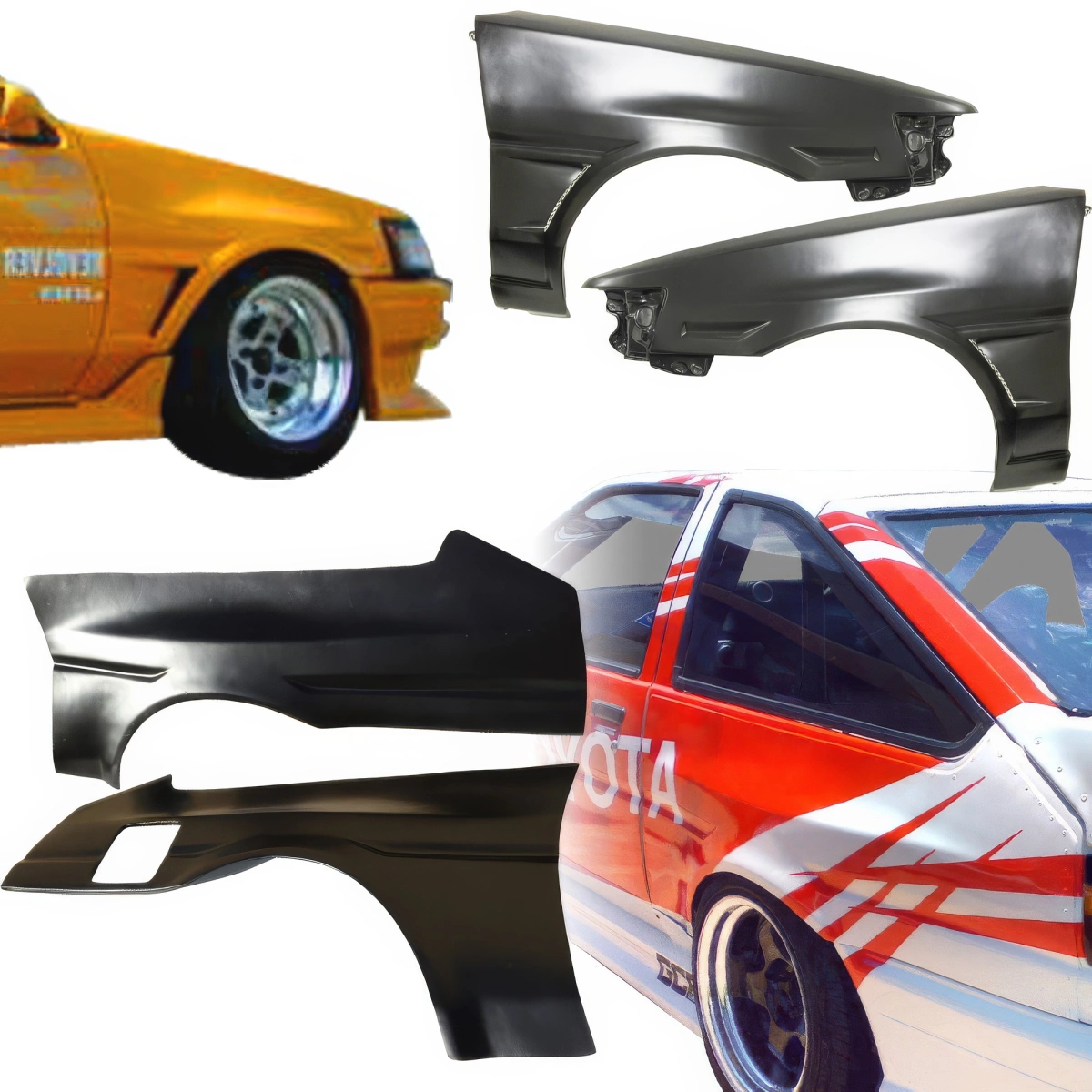 Modify your Toyota Corolla 1984 with our Exterior/Fenders - 1