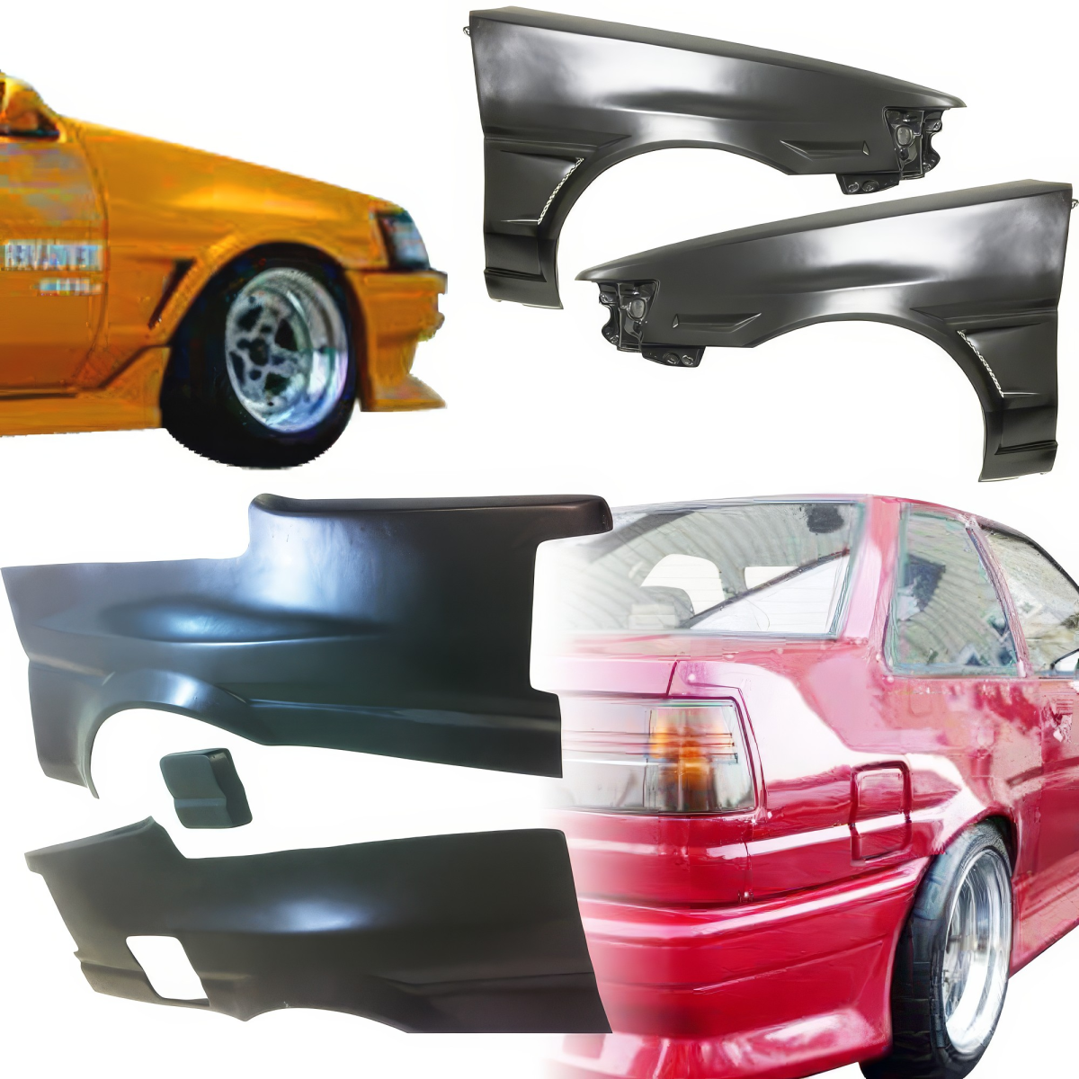 Modify your Toyota Corolla 1984 with our Exterior/Fenders - 