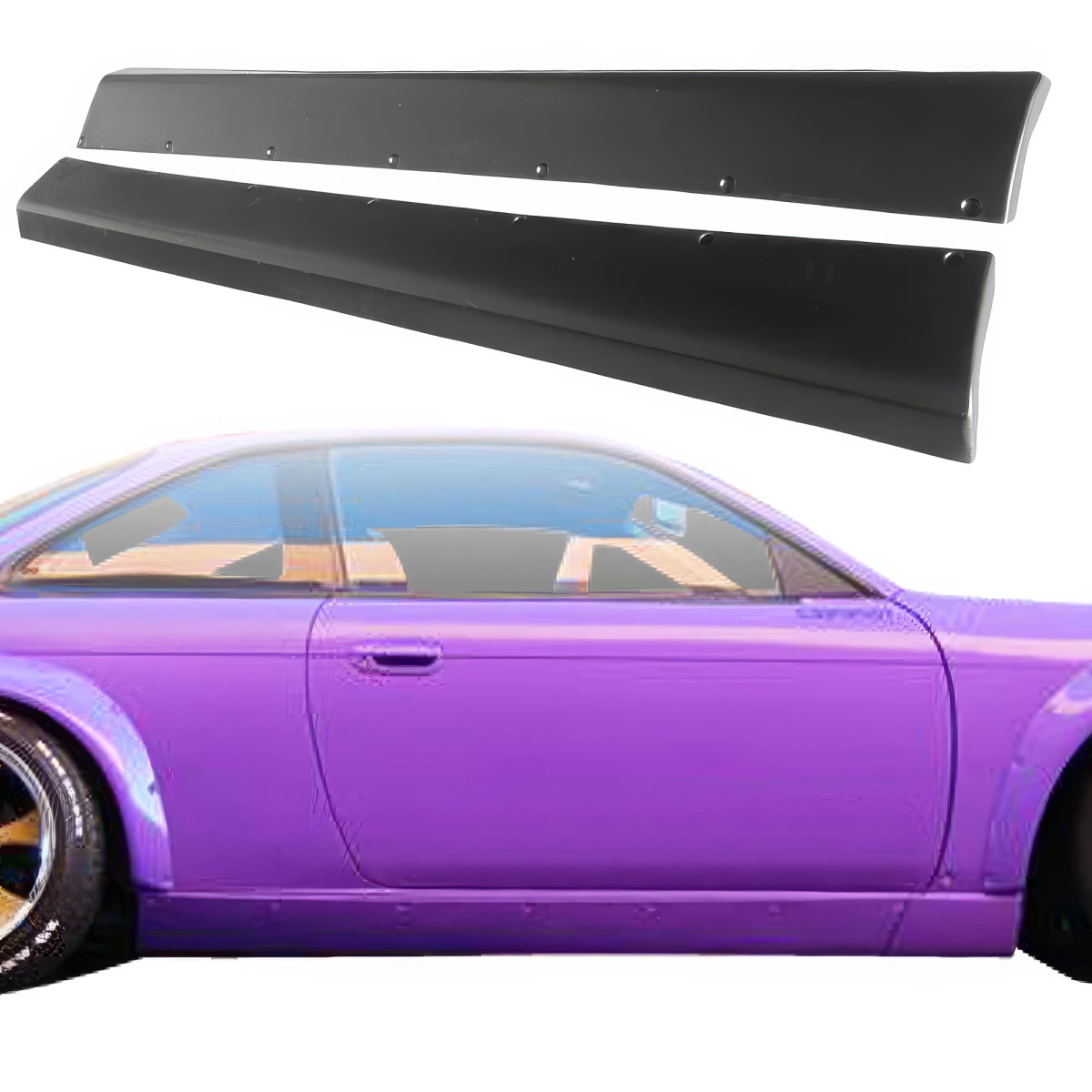 Modify your Nissan 240SX 1995 with our Exterior/Side Skirts - 7