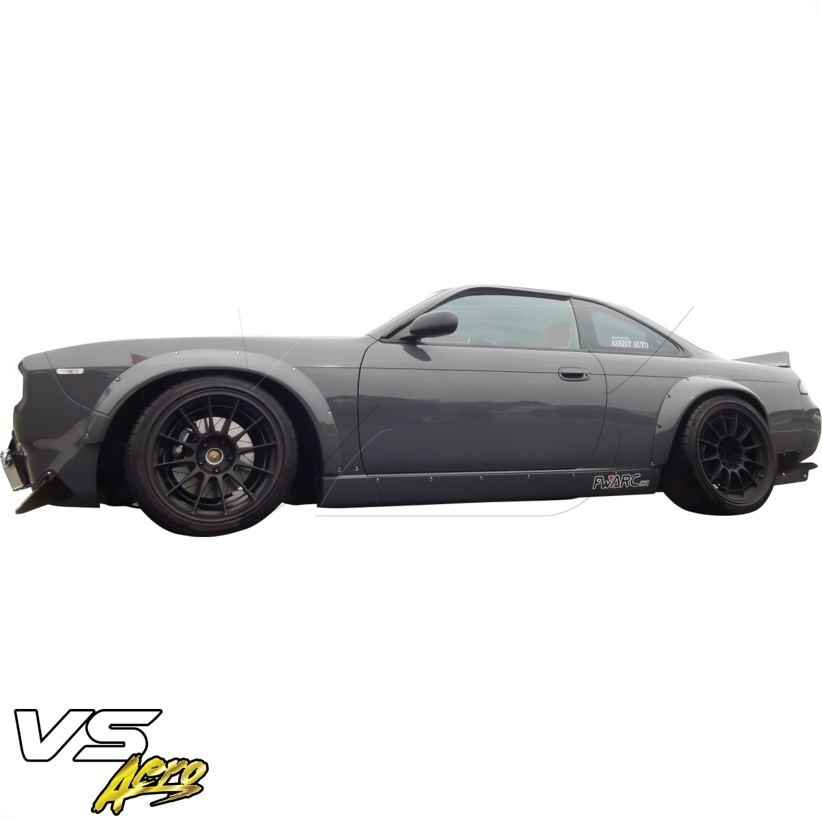 Modify your Nissan 240SX 1995 with our Exterior/Side Skirts - 