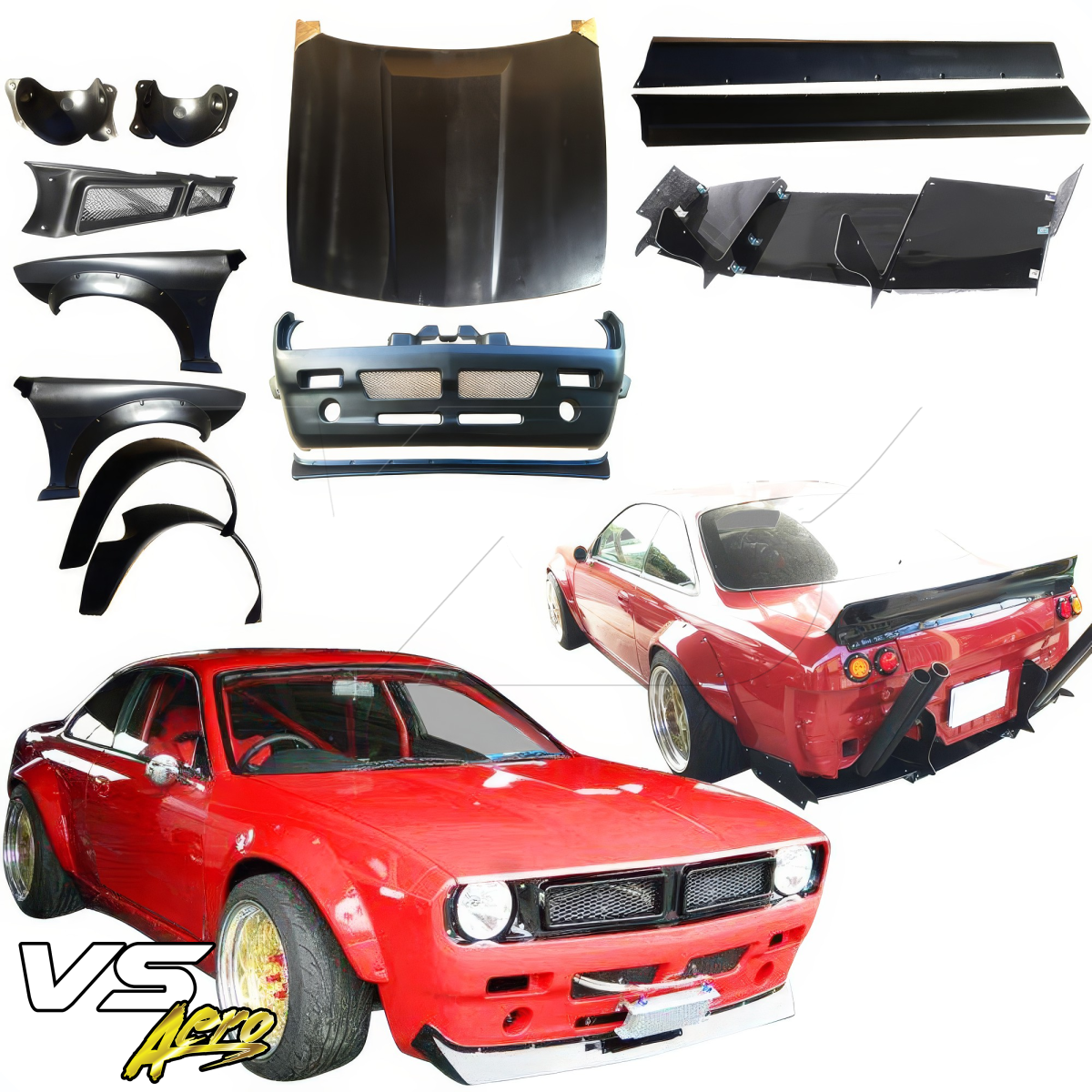 Modify your Nissan 240SX 1995 with our Exterior/Complete Body Kits - 