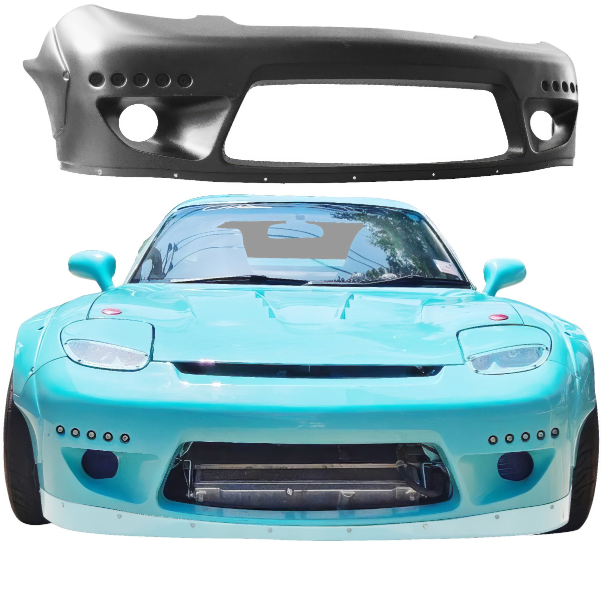 Modify your Mazda RX-7 1993 with our Exterior/Front Bumpers or Lips - 