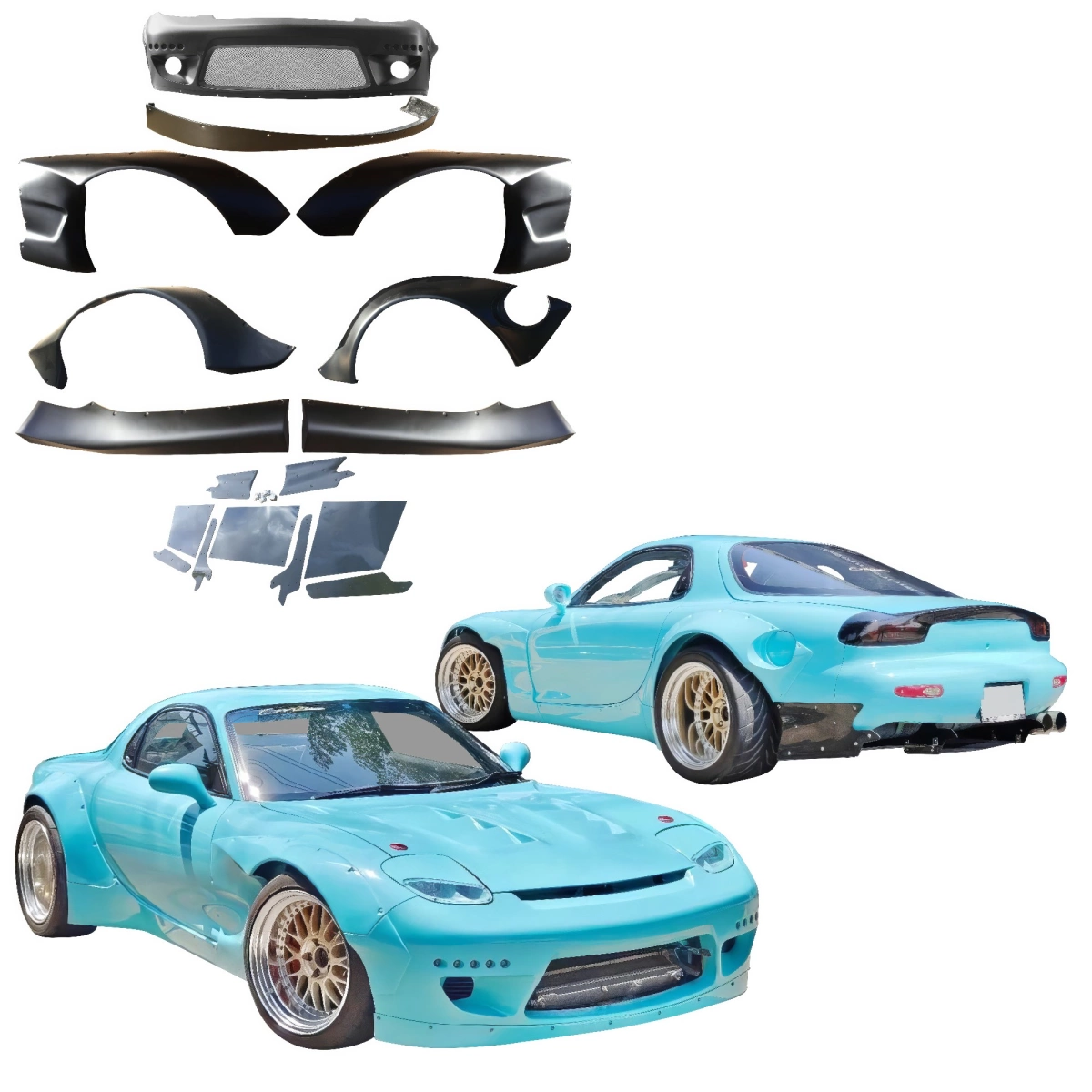 Modify your Mazda RX-7 1993 with our Exterior/Complete Body Kits - 2