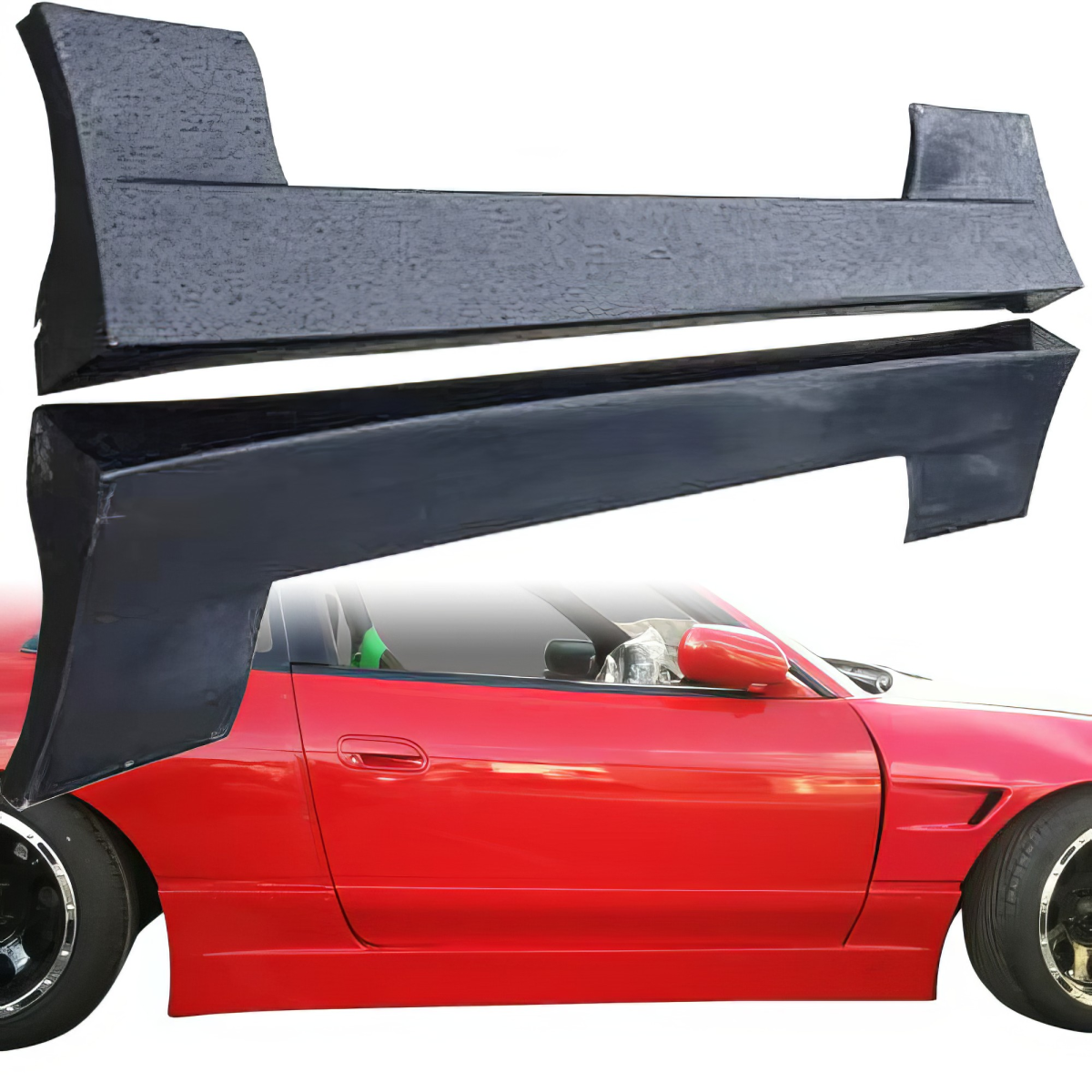 Modify your Nissan 240SX 1989 with our Exterior/Side Skirts - 