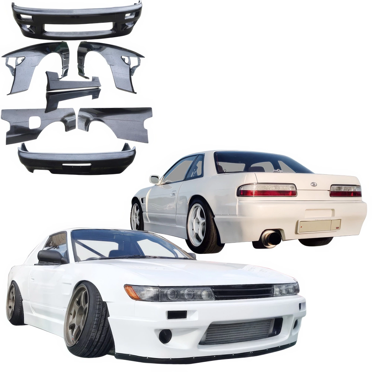 Modify your Nissan Silvia 1989 with our Exterior/Complete Body Kits - 1