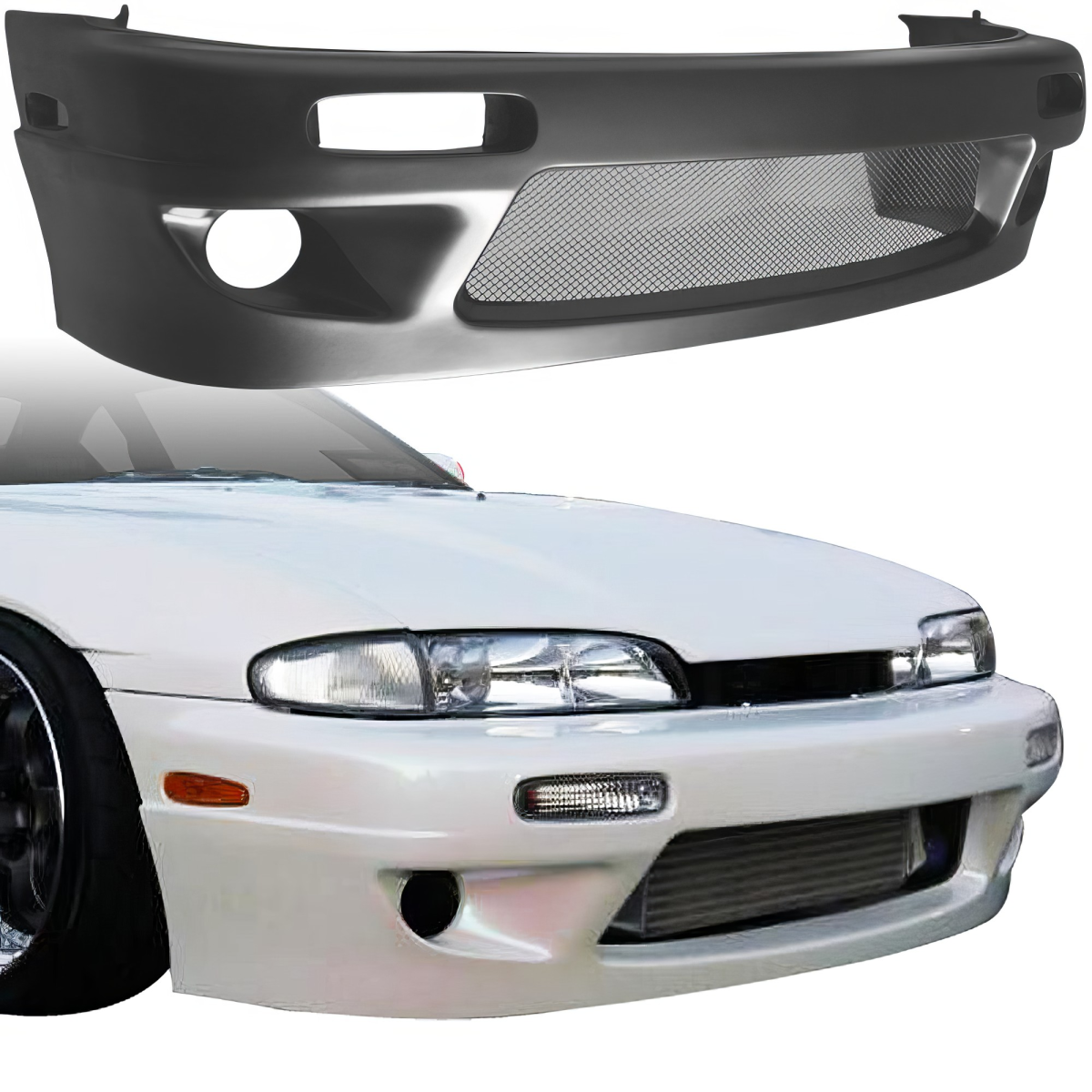 Modify your Nissan 240SX 1995 with our Exterior/Front Bumpers or Lips - 