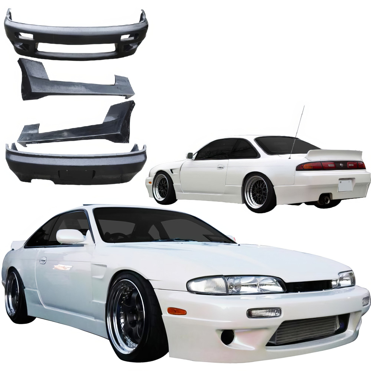 Modify your Nissan 240SX 1995 with our Exterior/Complete Body Kits - 