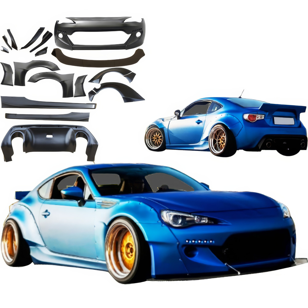 Modify your Subaru BRZ 2013 with our Exterior/Complete Body Kits - 