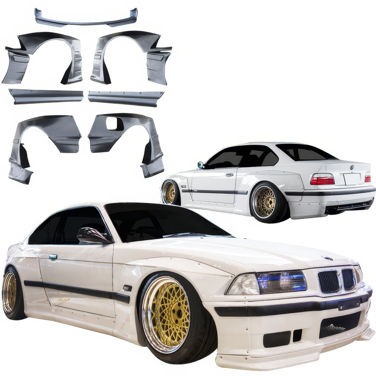 Modify your BMW 3-Series 1992 with our Exterior/Complete Body Kits - 