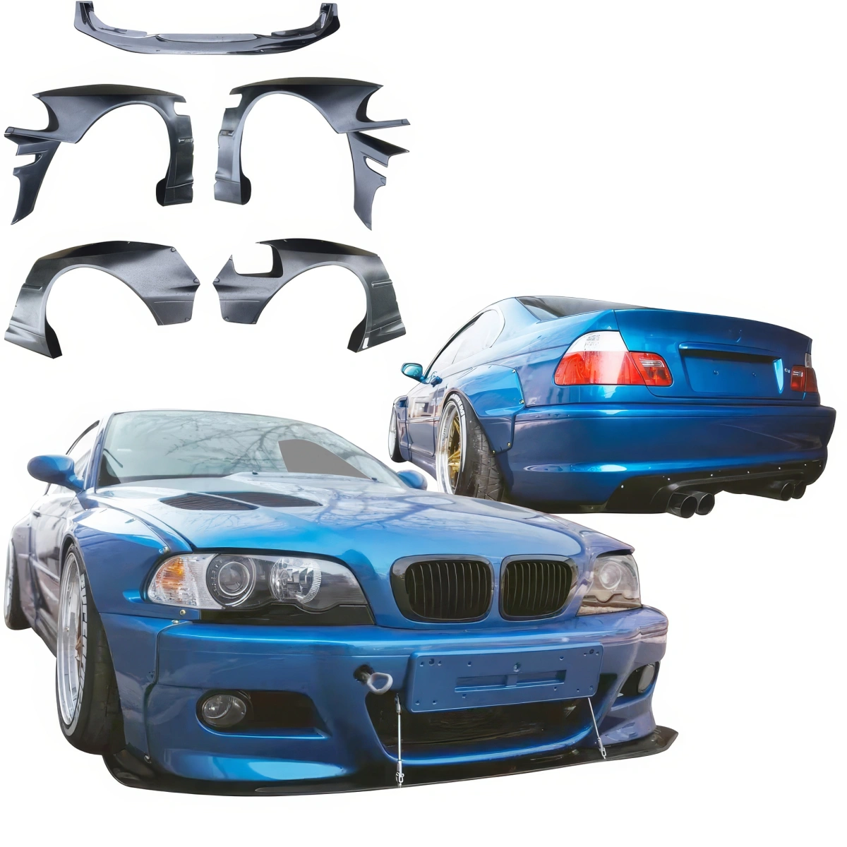Modify your BMW 3-Series 1999 with our Exterior/Complete Body Kits - 1