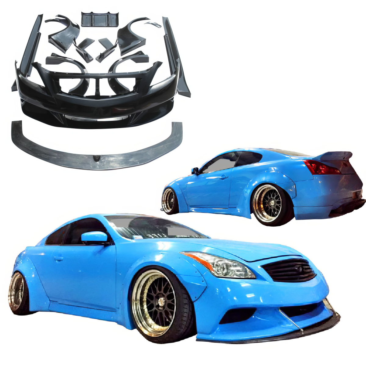 Modify your Infiniti G37 2008 with our Exterior/Complete Body Kits - 