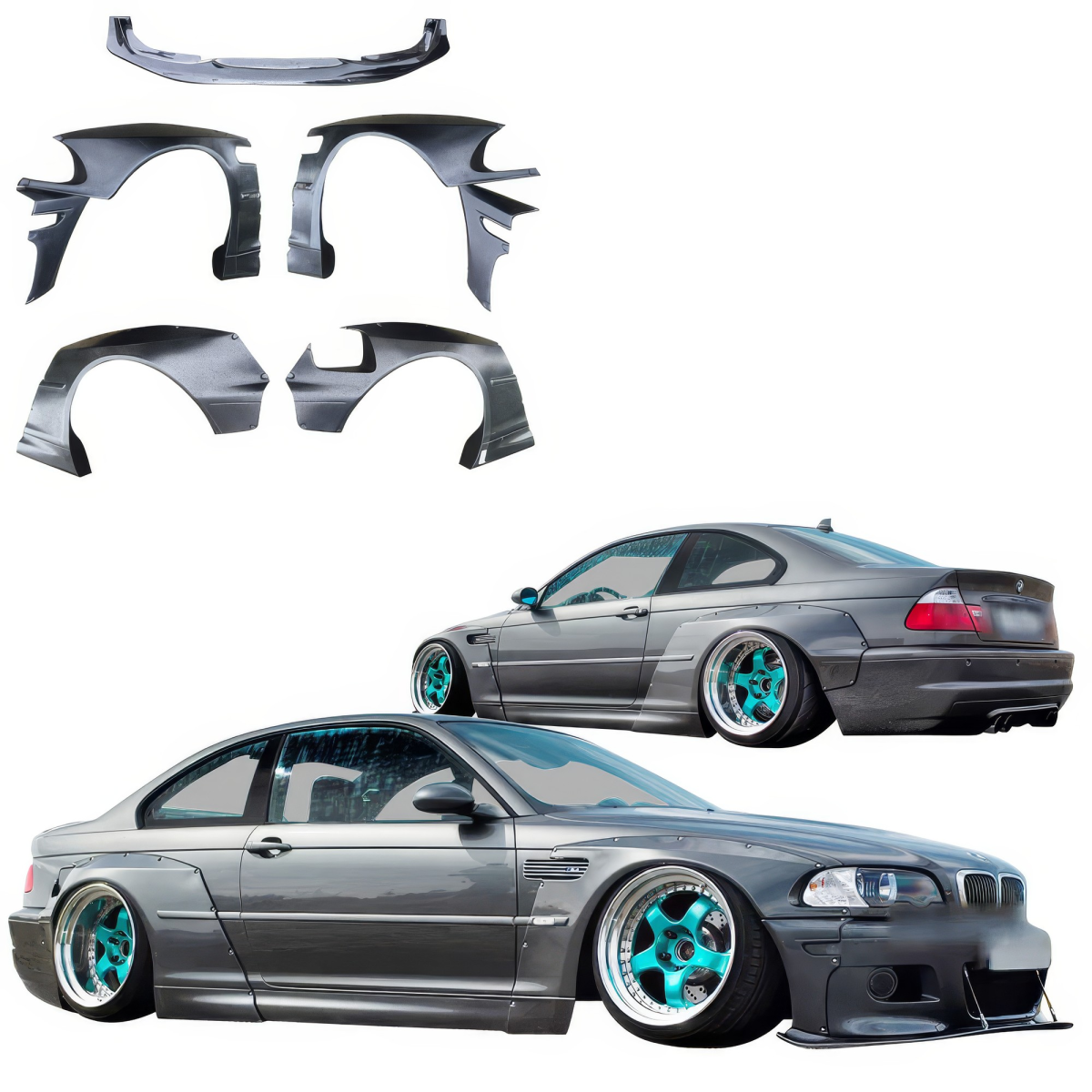 Modify your BMW M3 2002 with our Exterior/Complete Body Kits - 