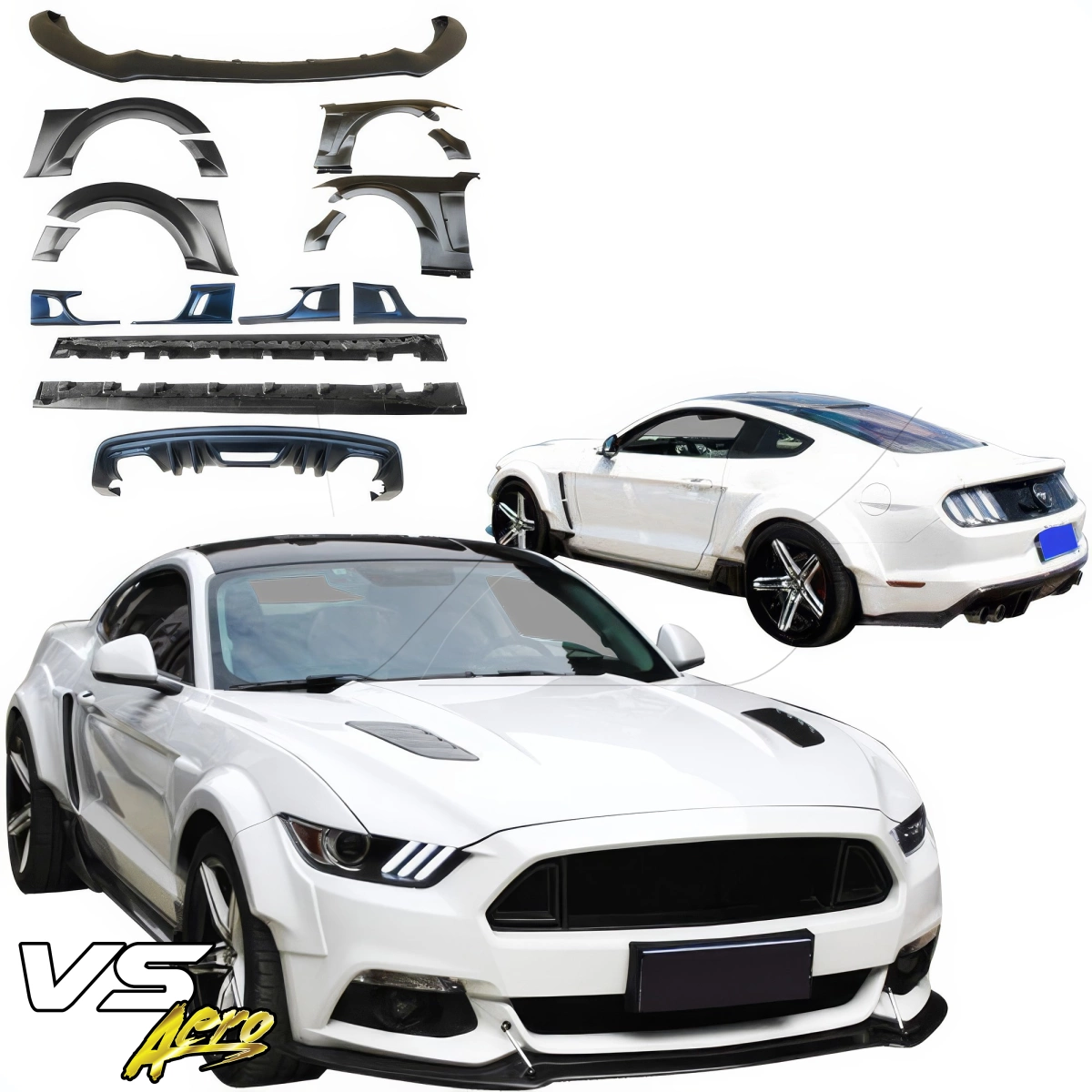 Modify your Ford Mustang 2015 with our Exterior/Complete Body Kits - 3