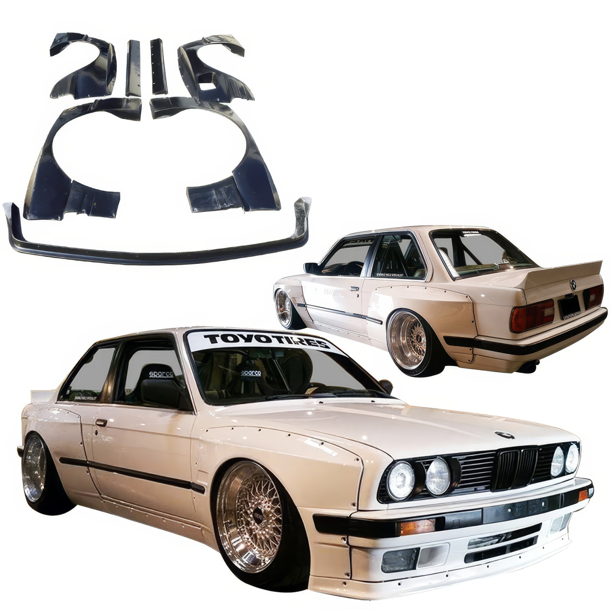 Modify your BMW 3-Series 1984 with our Exterior/Complete Body Kits - 