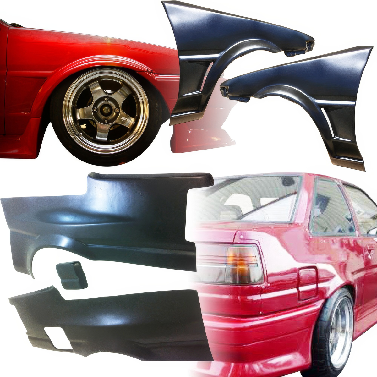 Modify your Toyota Corolla 1984 with our Exterior/Fenders - 