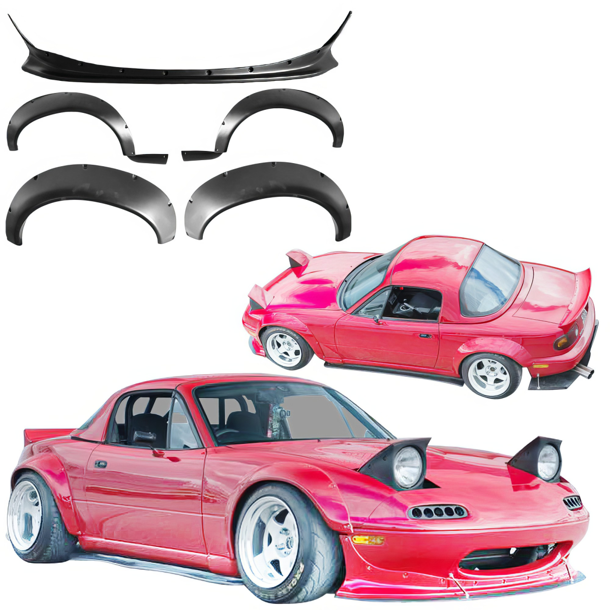 Modify your Mazda Miata 1990 with our Exterior/Complete Body Kits - 