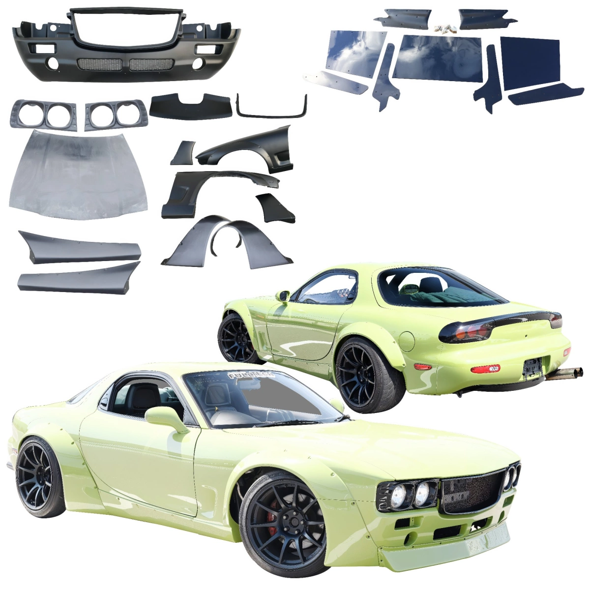 Modify your Mazda RX-7 1993 with our Exterior/Complete Body Kits - 1