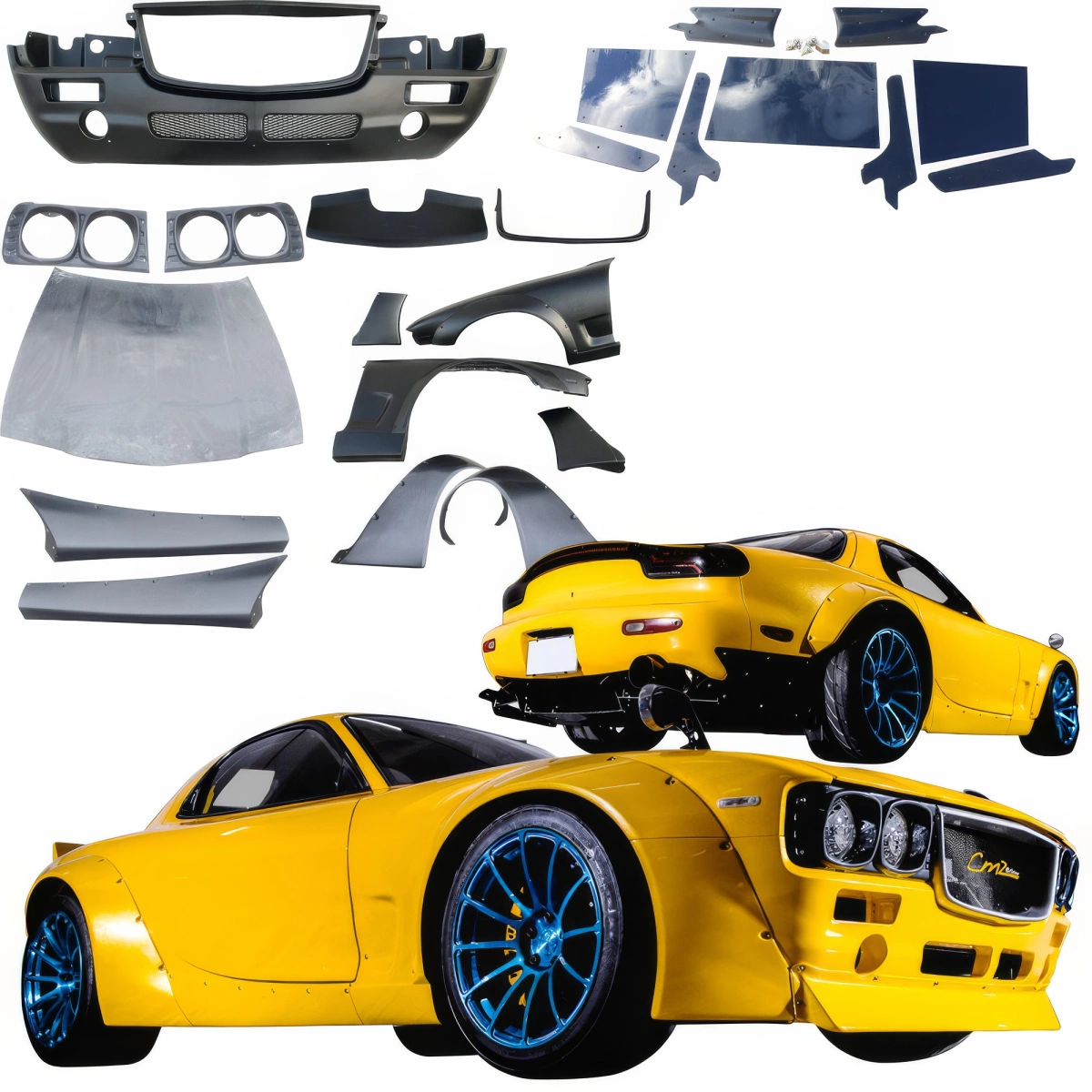 Modify your Mazda RX-7 1993 with our Exterior/Complete Body Kits - 3