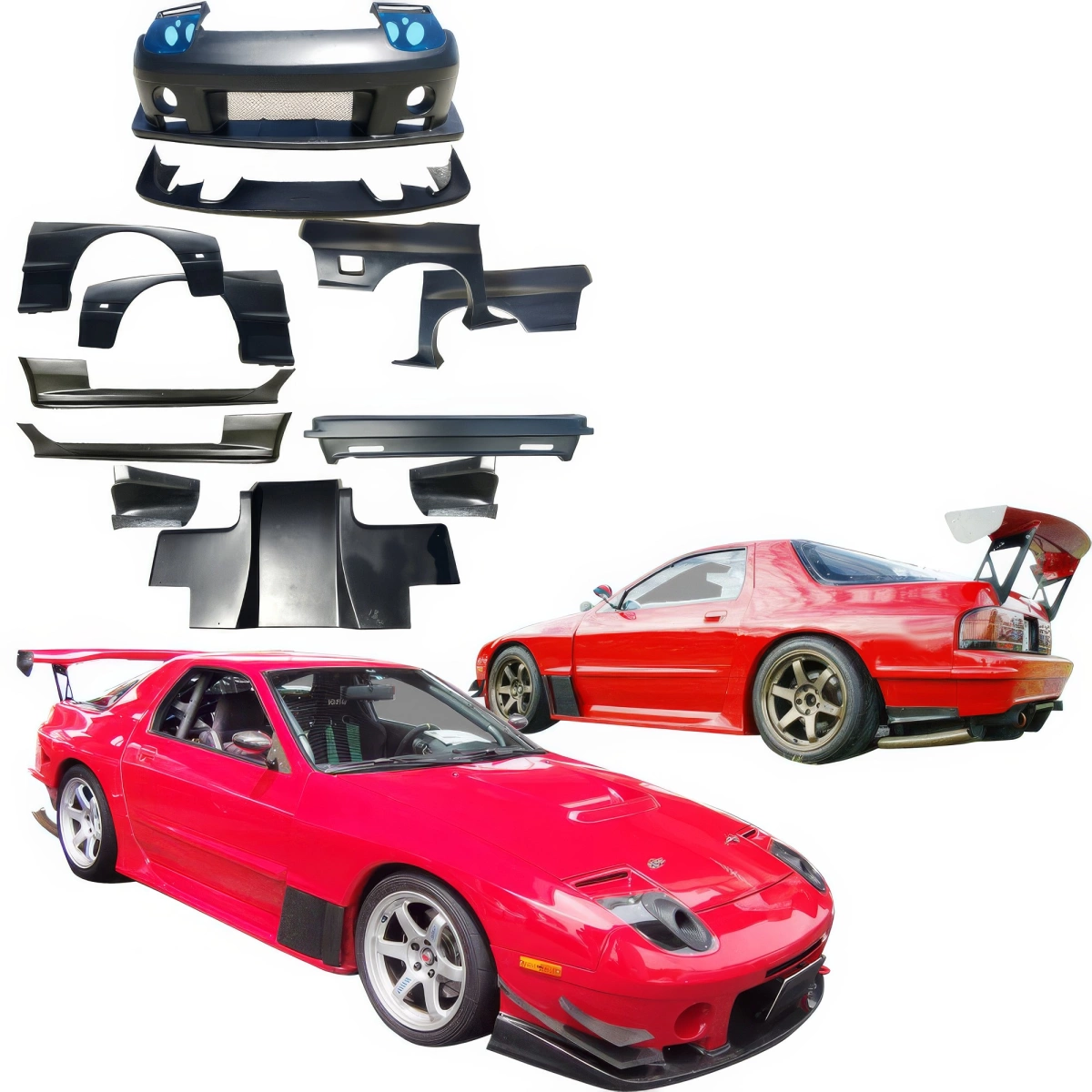 Modify your Mazda RX-7 1986 with our Exterior/Complete Body Kits - 1