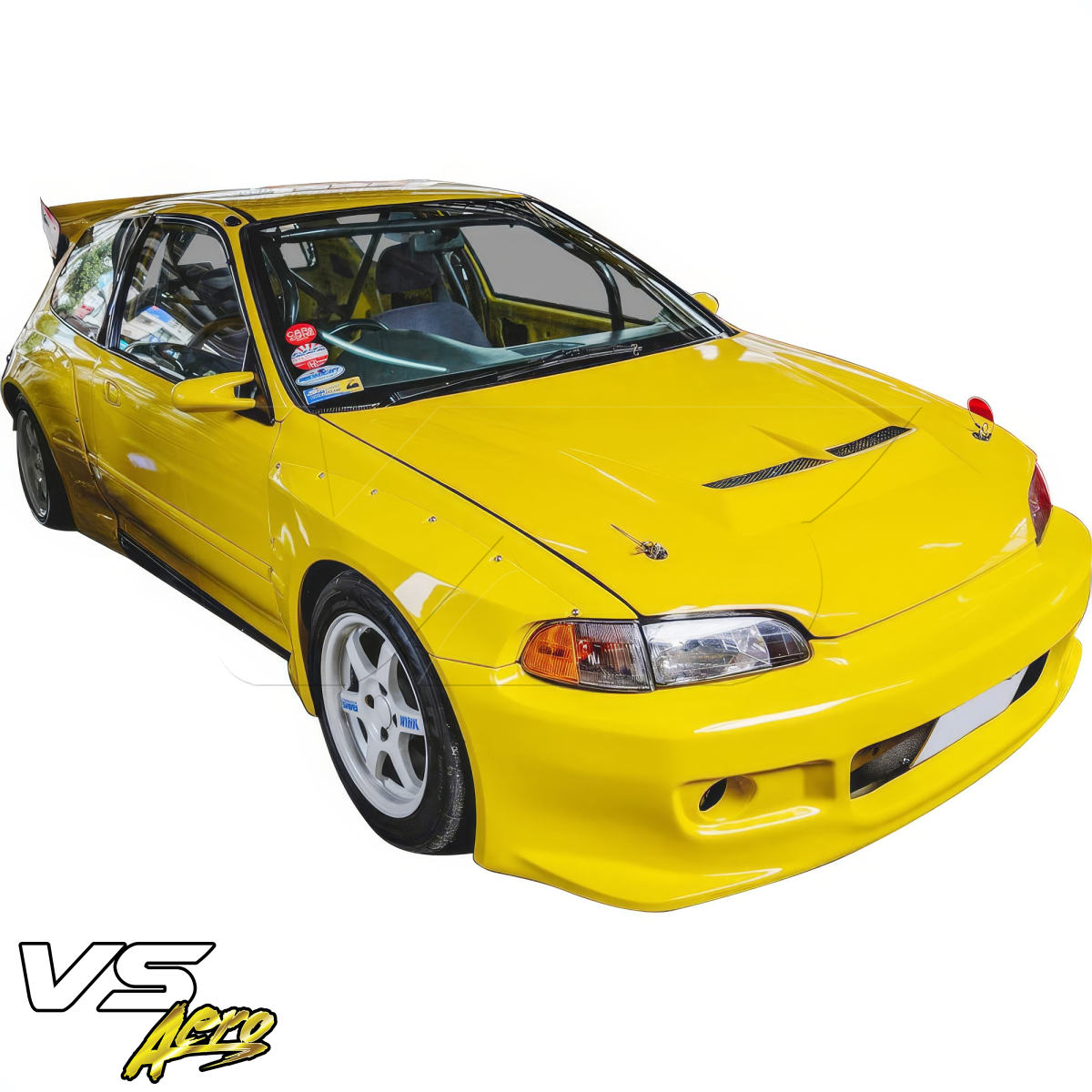 Modify your Honda Civic 1992 with our Exterior/Front Bumpers or Lips - 