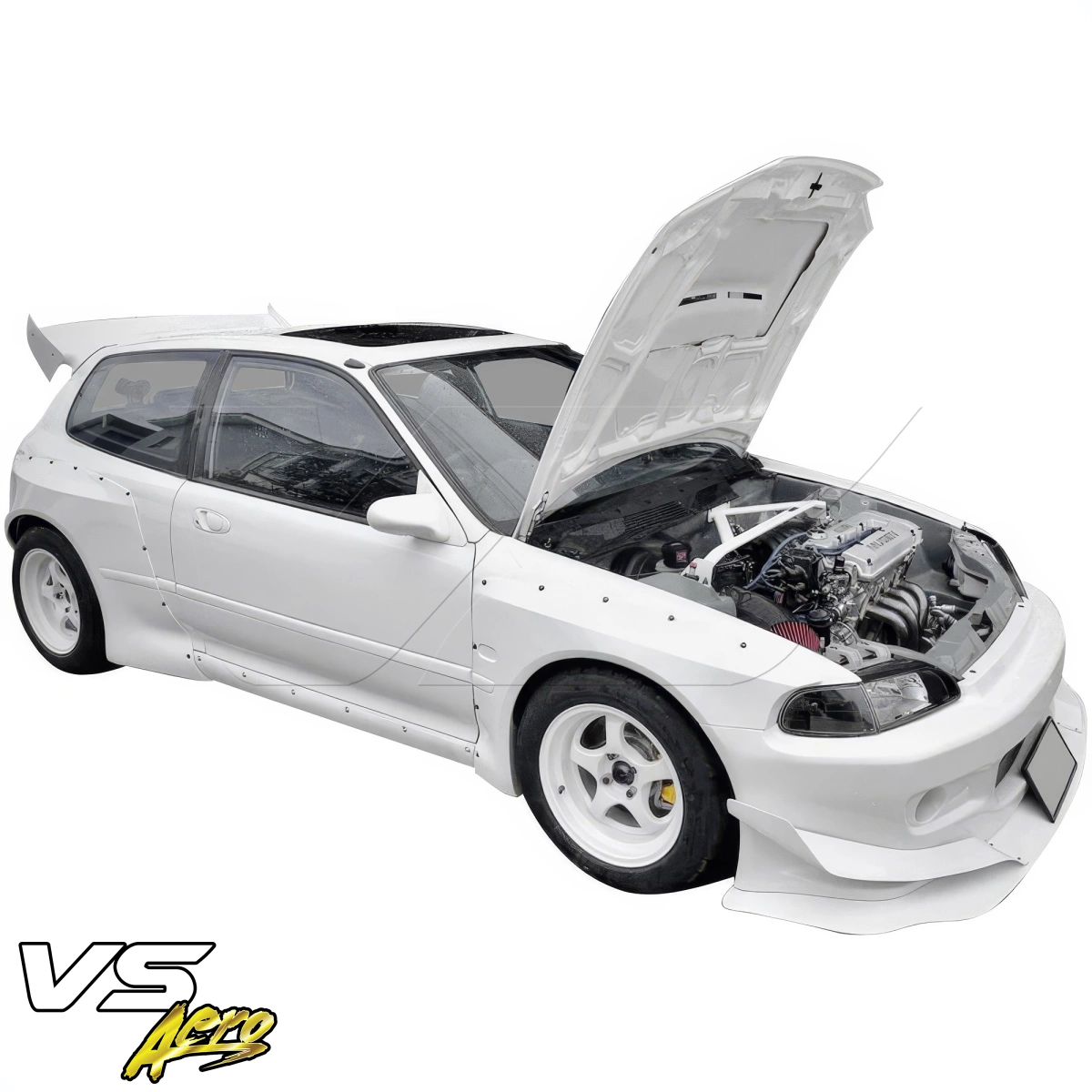 Modify your Honda Civic 1992 with our Exterior/Canards - 3