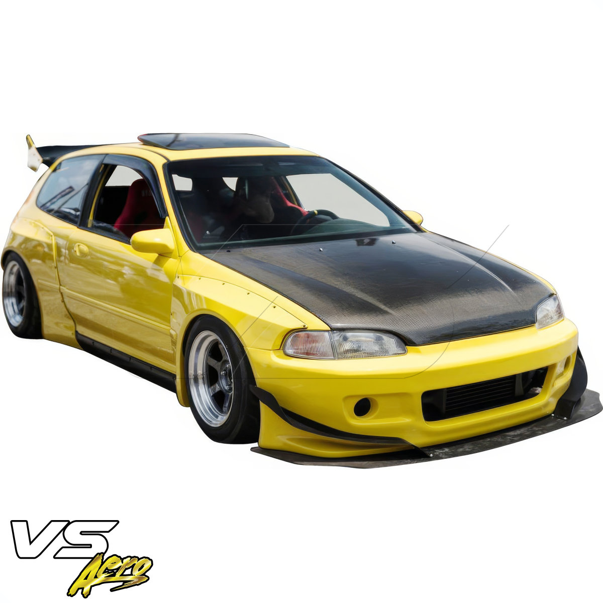 Modify your Honda Civic 1992 with our Exterior/Front Bumpers or Lips - 