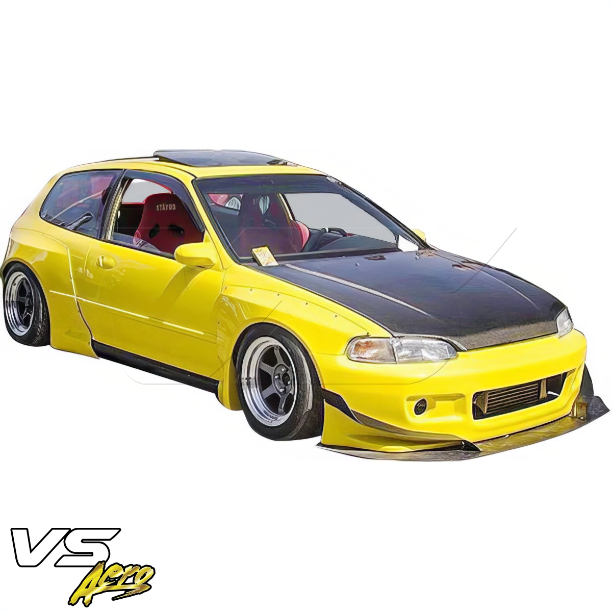 Modify your Honda Civic 1992 with our Exterior/Canards - 10