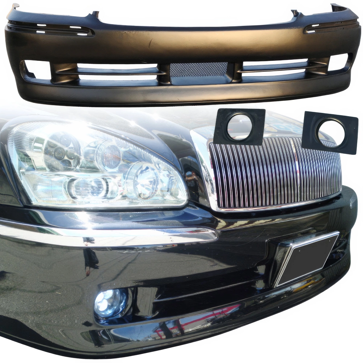 Modify your Infiniti Q45 2002 with our Exterior/Front Bumpers - 3