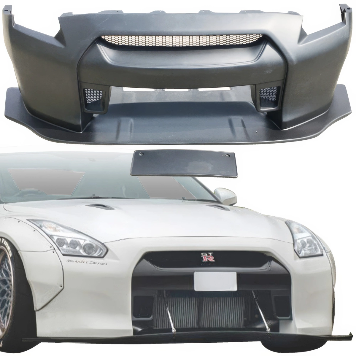 Modify your Nissan GT-R 2009 with our Exterior/Front Bumpers - 1
