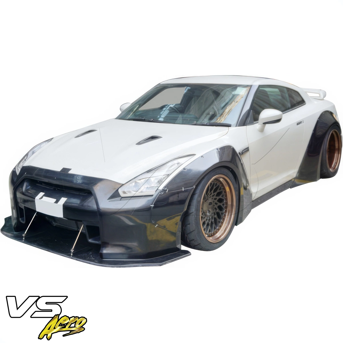Modify your Nissan GT-R 2009 with our Exterior/Front Bumpers - 5