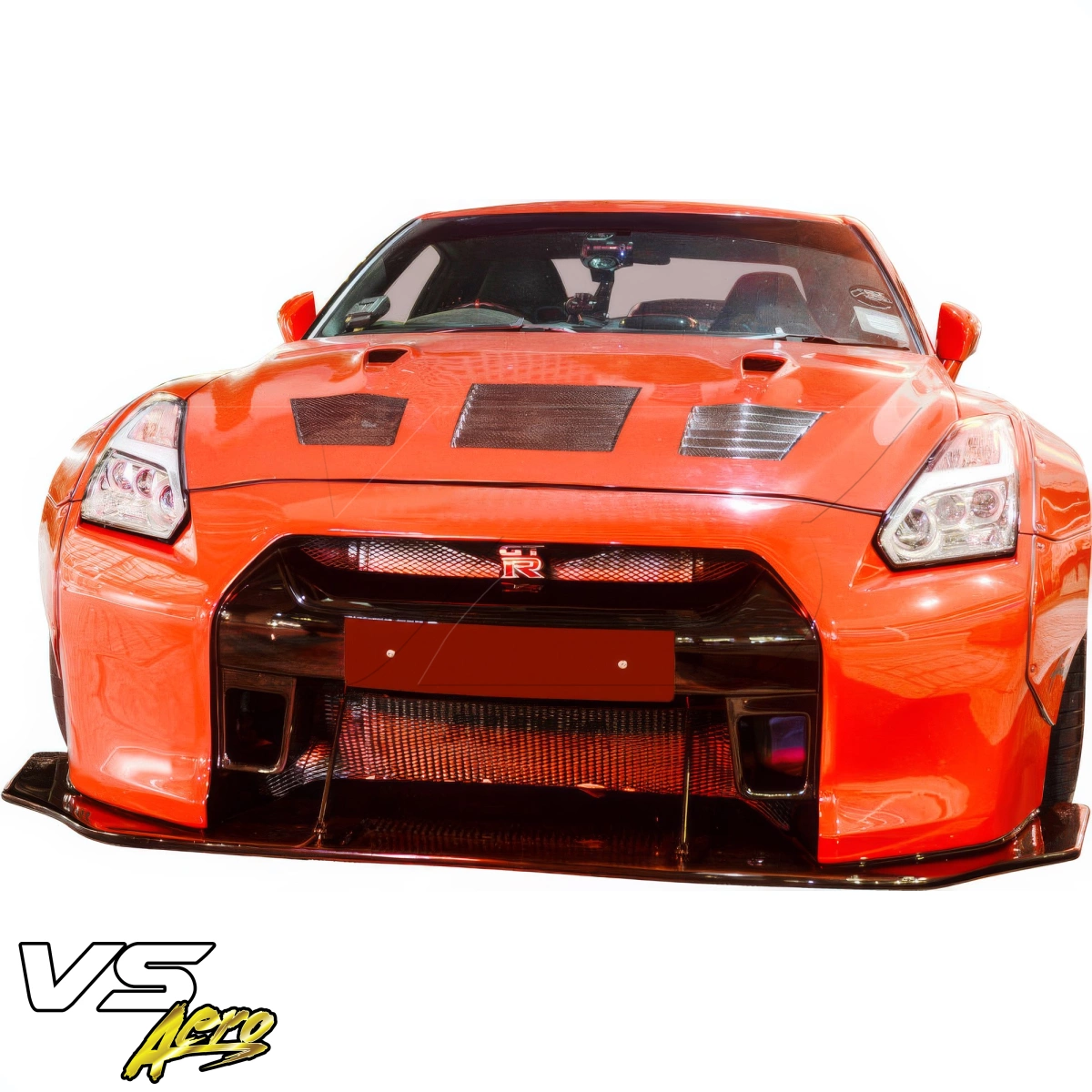 Modify your Nissan GT-R 2009 with our Exterior/Front Bumpers - 12