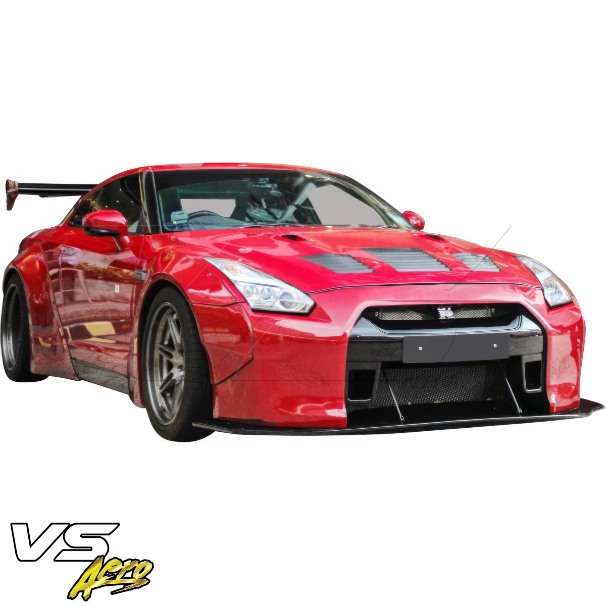 Modify your Nissan GT-R 2009 with our Exterior/Front Bumpers - 15
