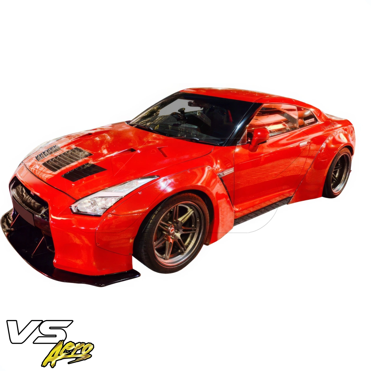 Modify your Nissan GT-R 2009 with our Exterior/Front Bumpers - 16