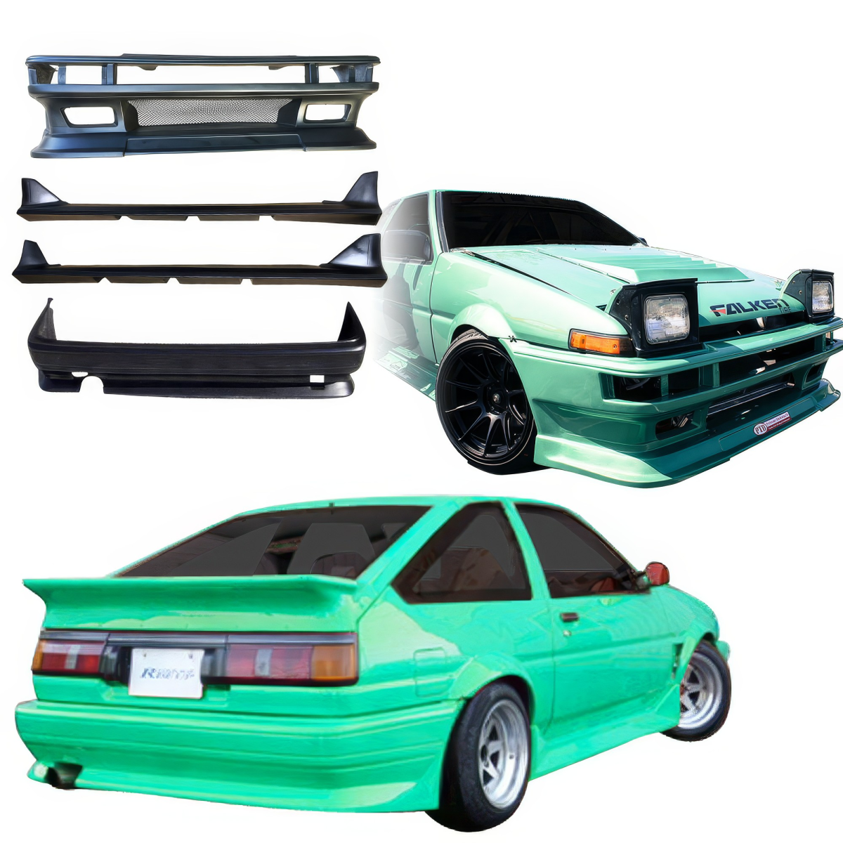 Modify your Toyota Corolla 1984 with our Exterior/Complete Body Kits - 