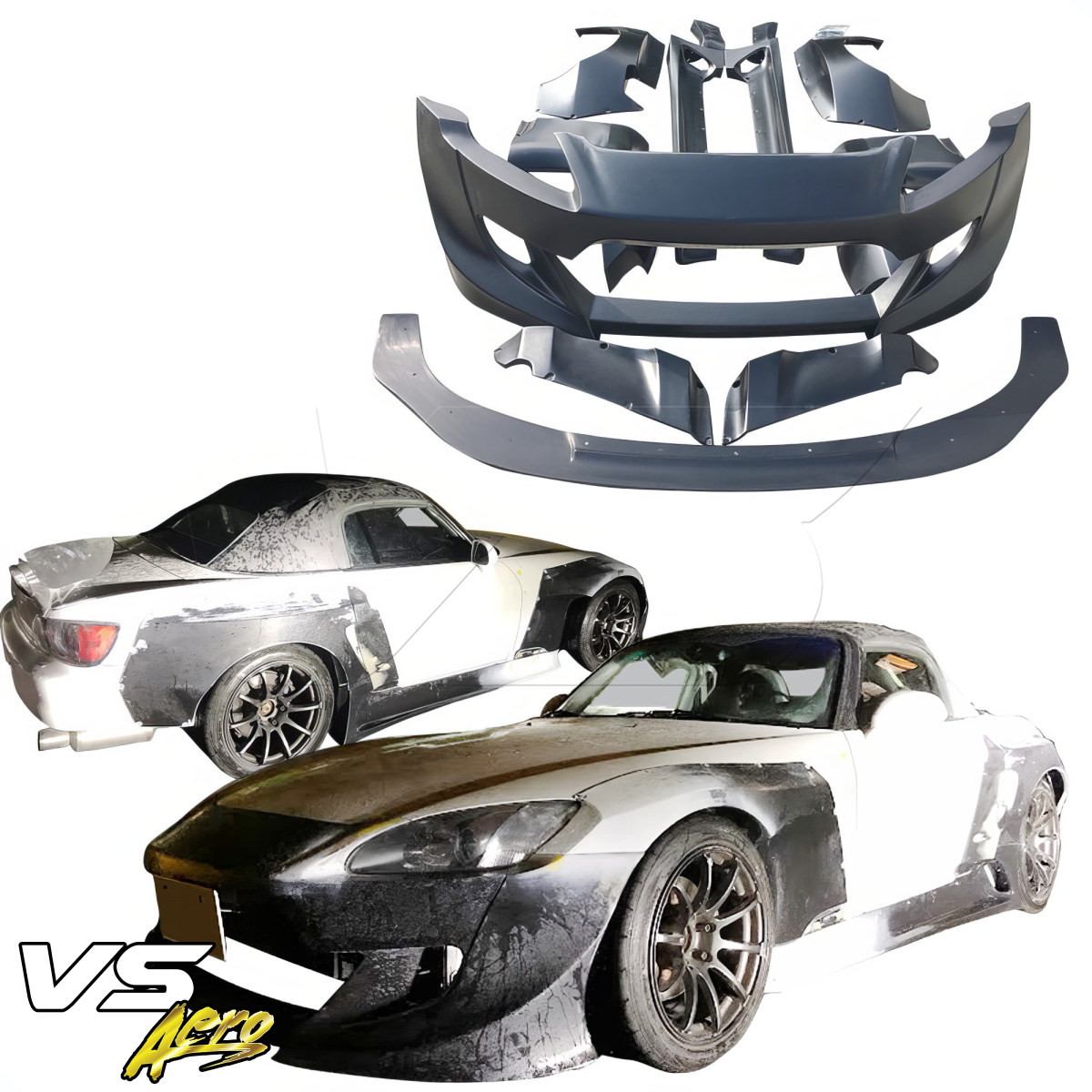 Modify your Honda S2000 2000 with our Exterior/Complete Body Kits - 