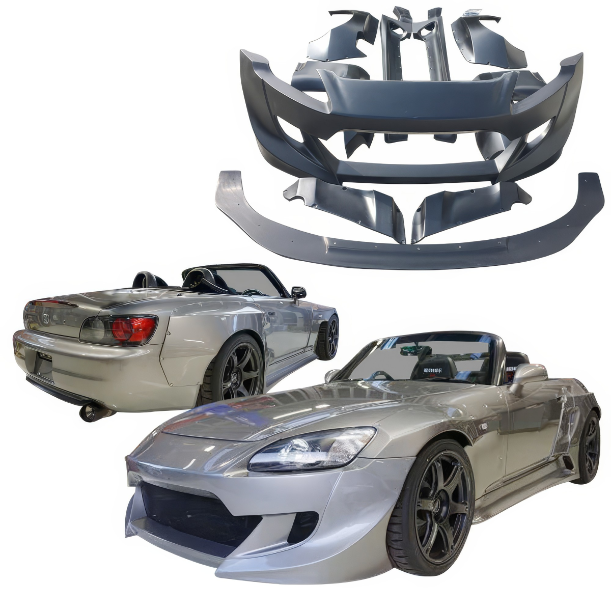 Modify your Honda S2000 2000 with our Exterior/Complete Body Kits - 