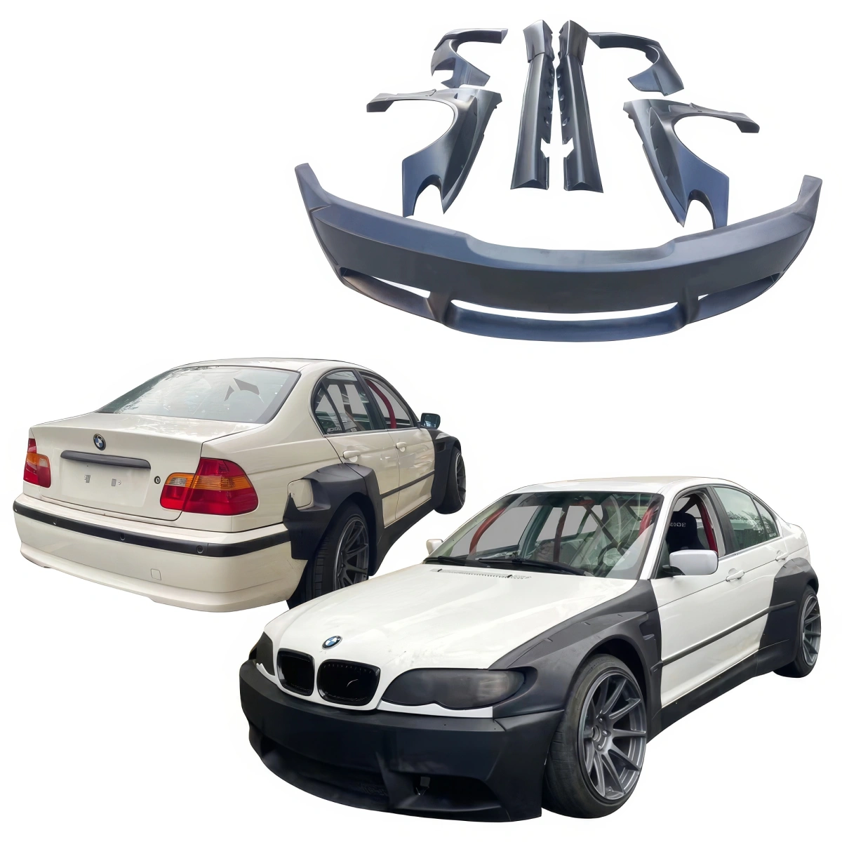 Modify your BMW 3-Series 2002 with our Exterior/Complete Body Kits - 1