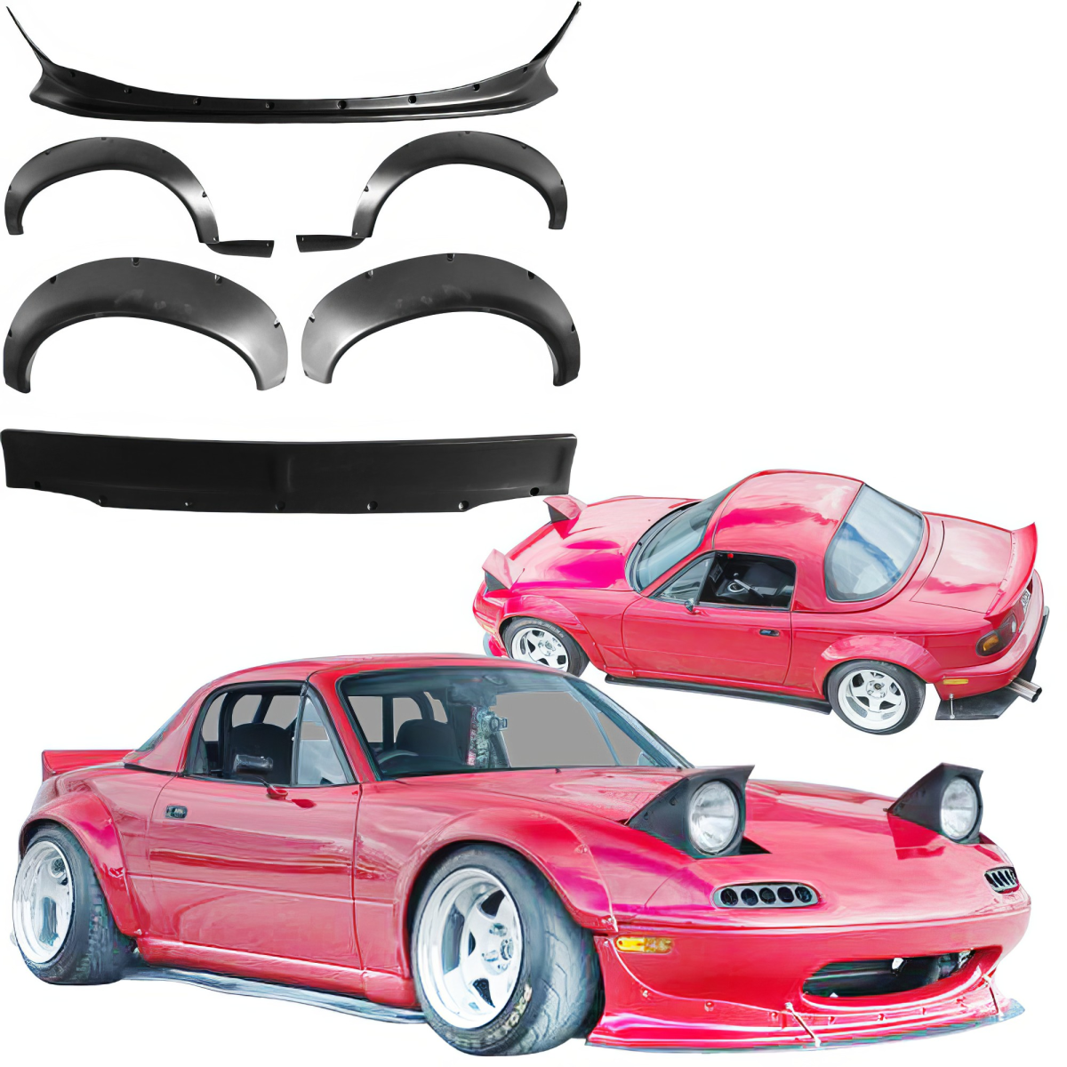 Modify your Mazda Miata 1990 with our Exterior/Complete Body Kits - 