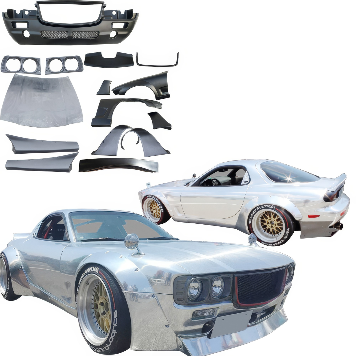 Modify your Mazda RX-7 1993 with our Exterior/Complete Body Kits - 