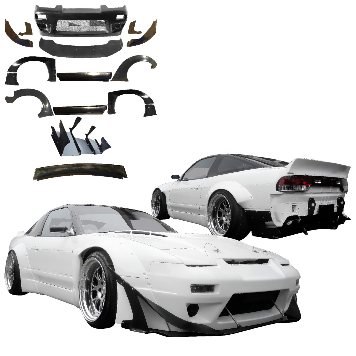 Modify your Nissan 240SX 1989 with our Exterior/Complete Body Kits - 