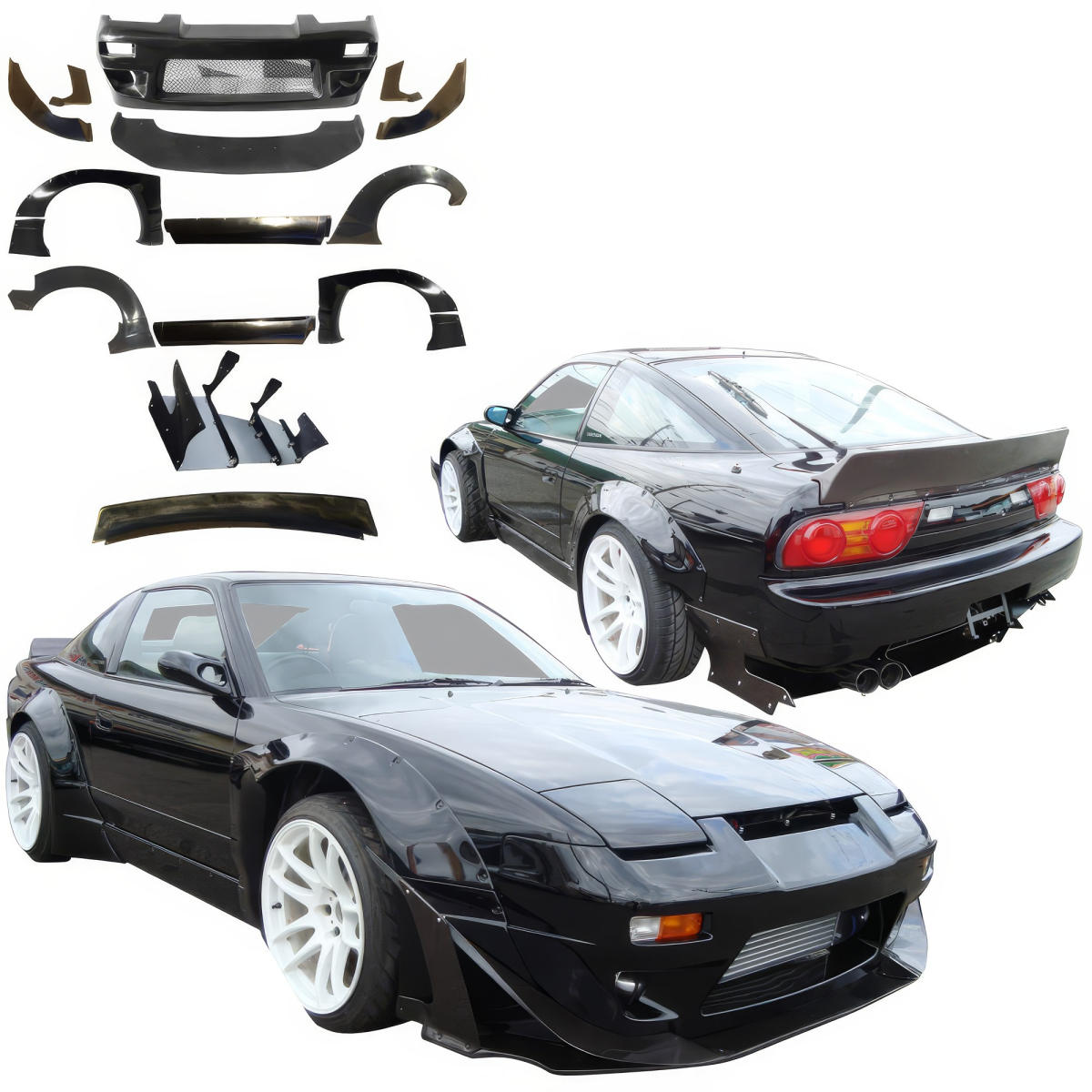 Modify your Nissan 240SX 1989 with our Exterior/Complete Body Kits - 