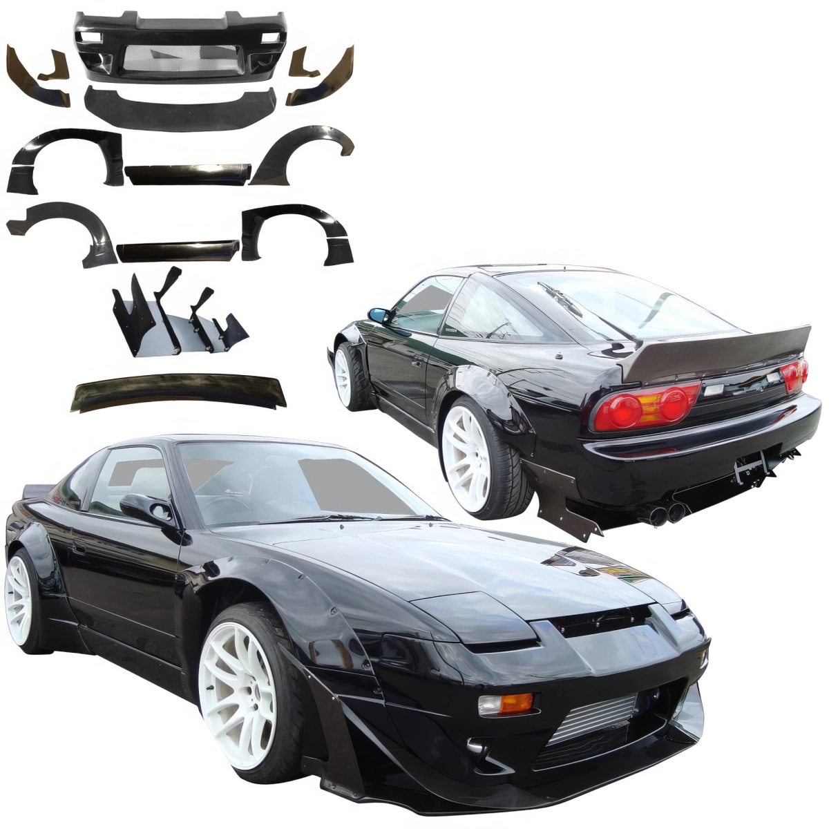 Modify your Nissan 240SX 1989 with our Exterior/Complete Body Kits - 3
