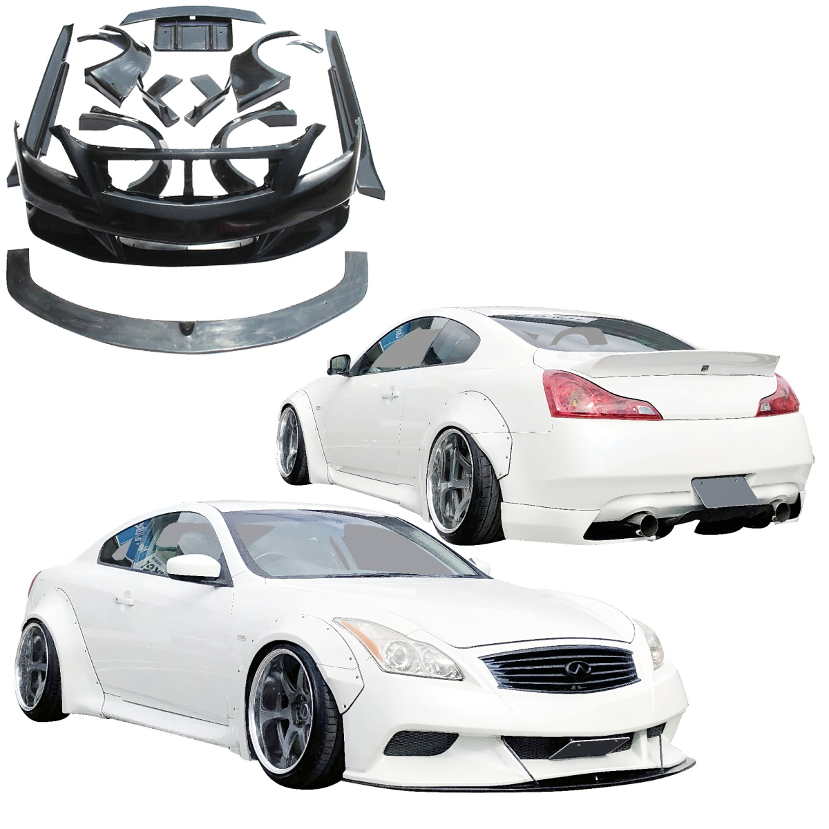 Modify your Infiniti G37 2008 with our Exterior/Complete Body Kits - 