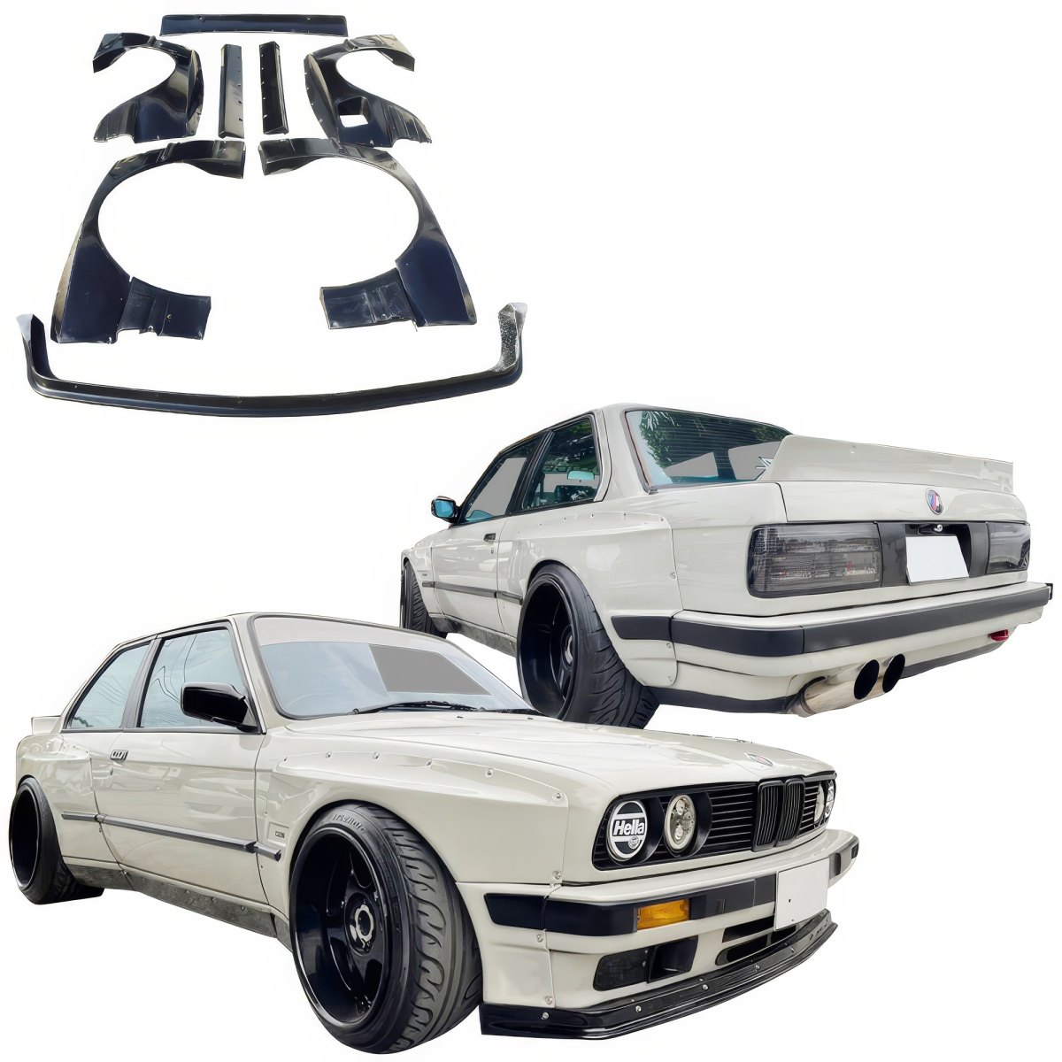 Modify your BMW 3-Series 1984 with our Exterior/Wings - 