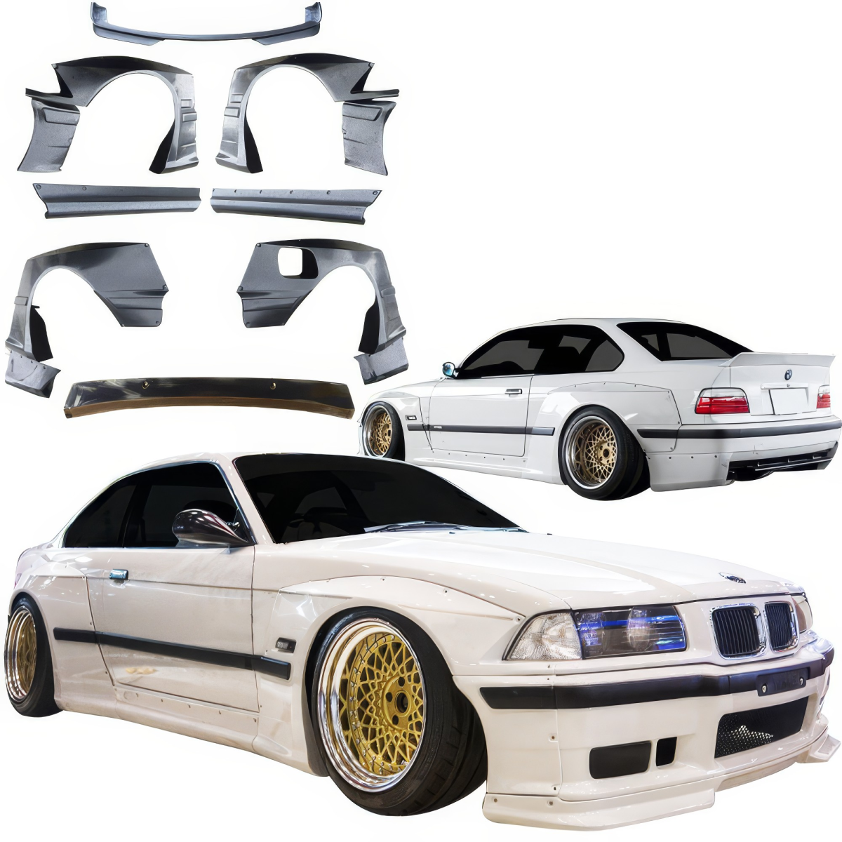 Modify your BMW 3-Series 1992 with our Exterior/Wings - 