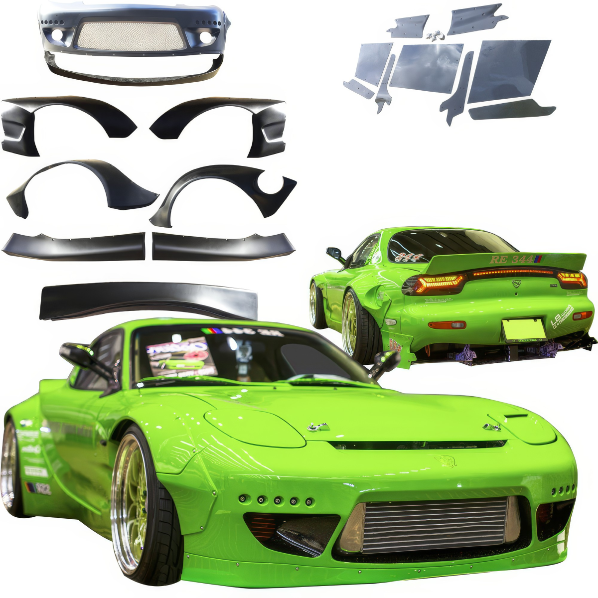 Modify your Mazda RX-7 1993 with our Exterior/Complete Body Kits - 